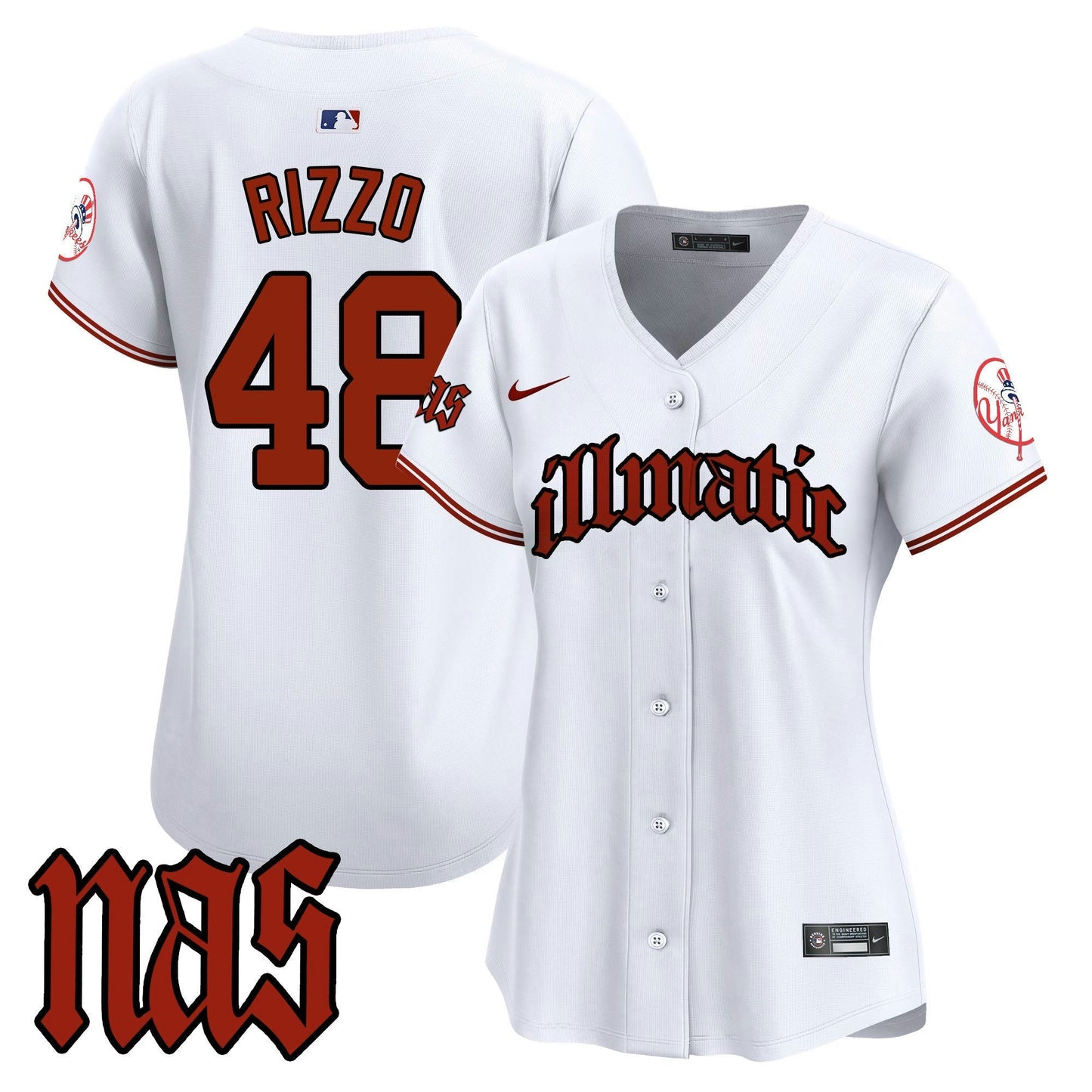 Camisa MLB Women’s New York Nas Illmatic Vapor Premier Limited Jersey
