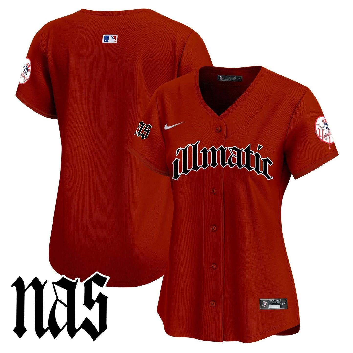 Camisa MLB Women’s New York Nas Illmatic Vapor Premier Limited Jersey