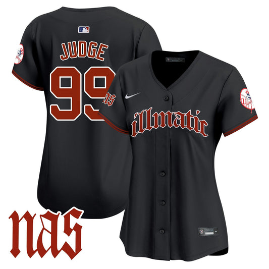 Camisa MLB Women’s New York Nas Illmatic Vapor Premier Limited Jersey
