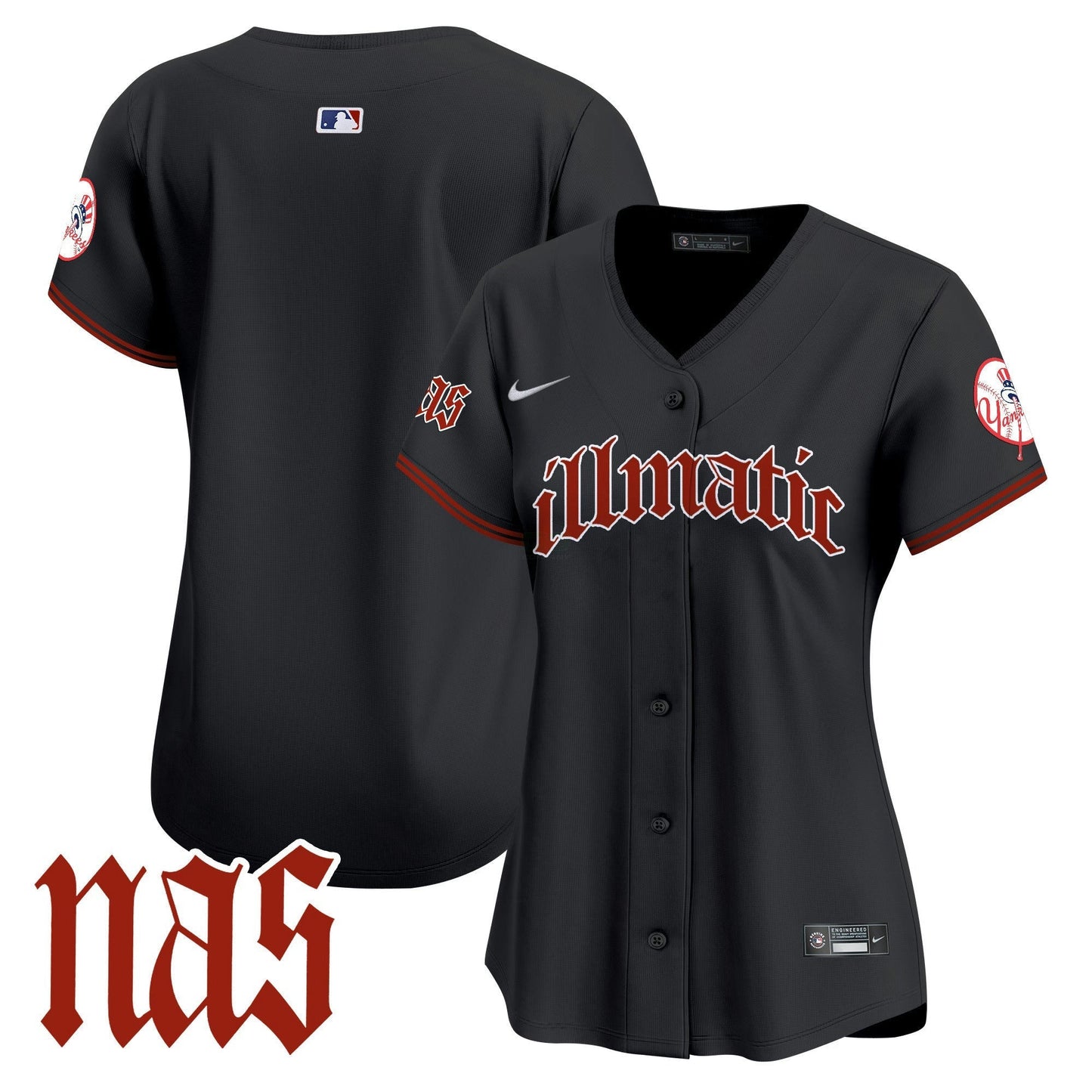 Camisa MLB Women’s New York Nas Illmatic Vapor Premier Limited Jersey