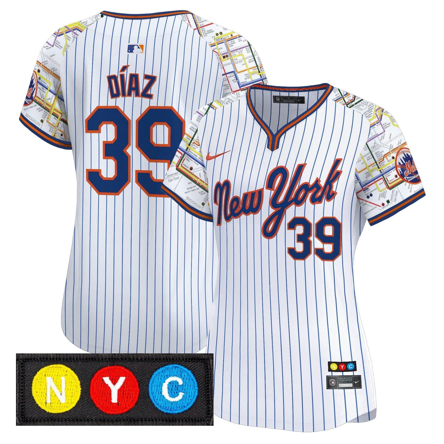 Camisa MLB Women’s New York Subway Style Vapor Premier Limited Jersey – Stitched