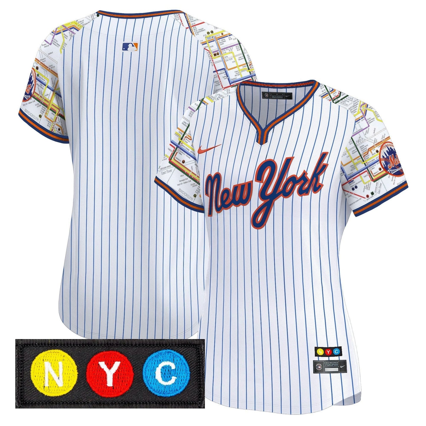 Camisa MLB Women’s New York Subway Style Vapor Premier Limited Jersey – Stitched