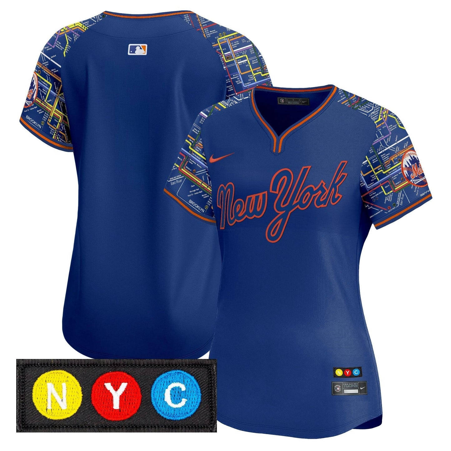 Camisa MLB Women’s New York Subway Style Vapor Premier Limited Jersey – Stitched