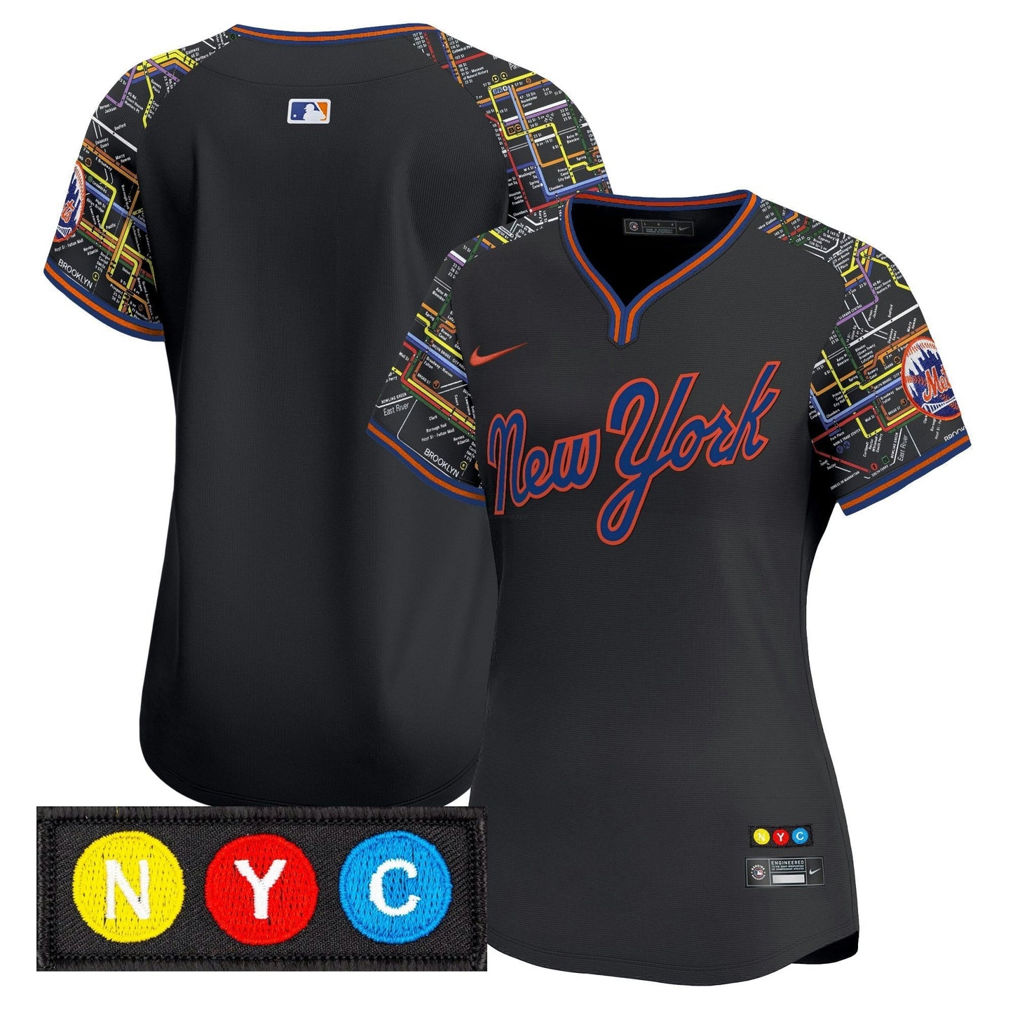Camisa MLB Women’s New York Subway Style Vapor Premier Limited Jersey – Stitched
