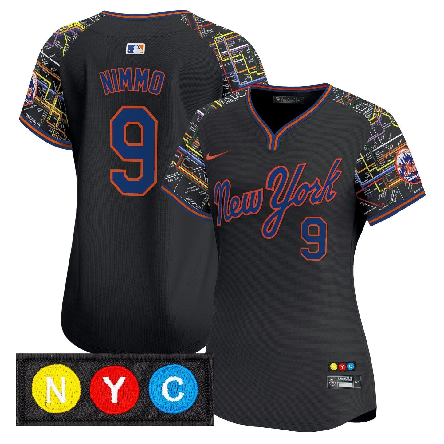Camisa MLB Women’s New York Subway Style Vapor Premier Limited Jersey – Stitched
