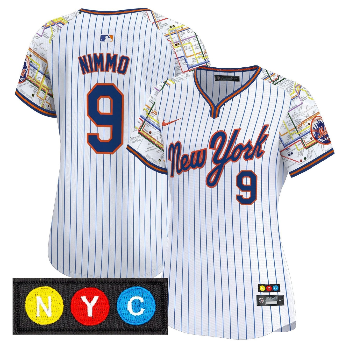 Camisa MLB Women’s New York Subway Style Vapor Premier Limited Jersey – Stitched