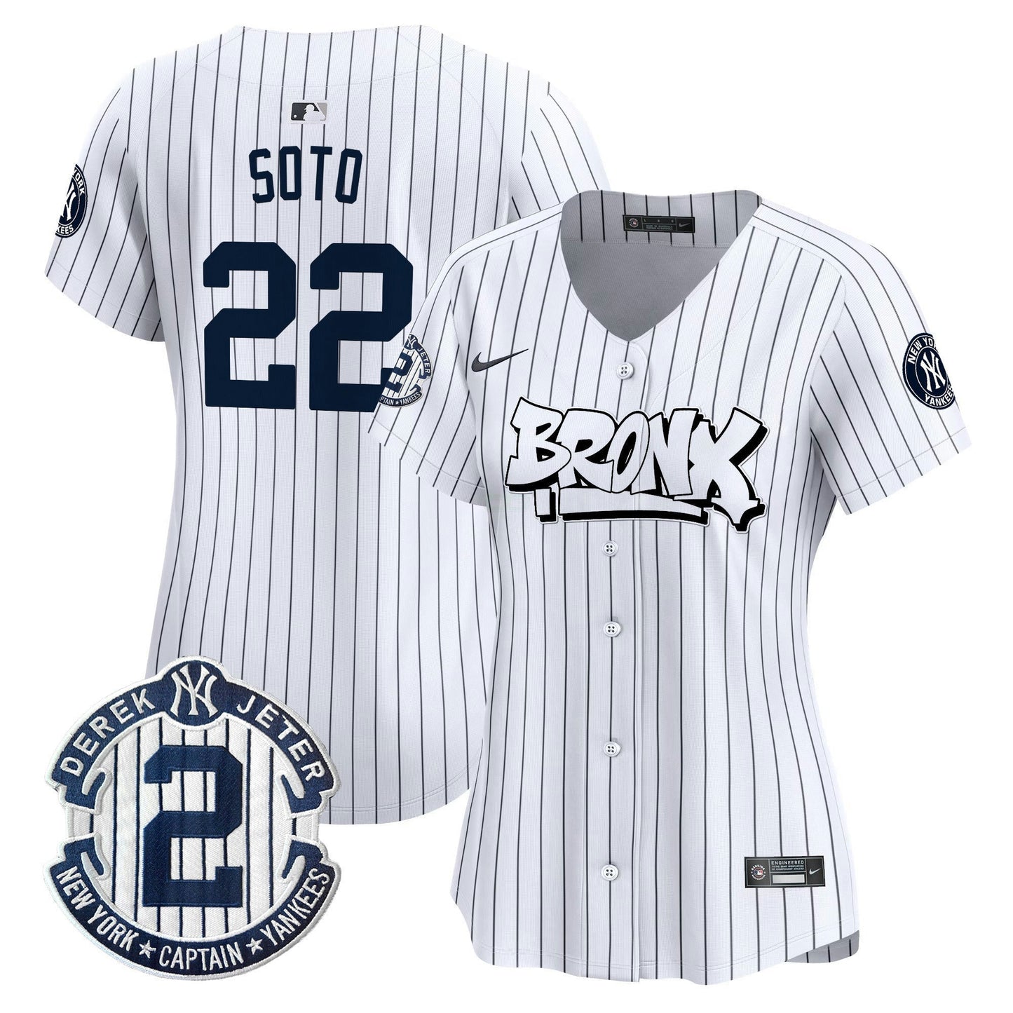 Camisa MLB Women’s New York The Bronx Graffiti Vapor Premier Limited Jersey V3