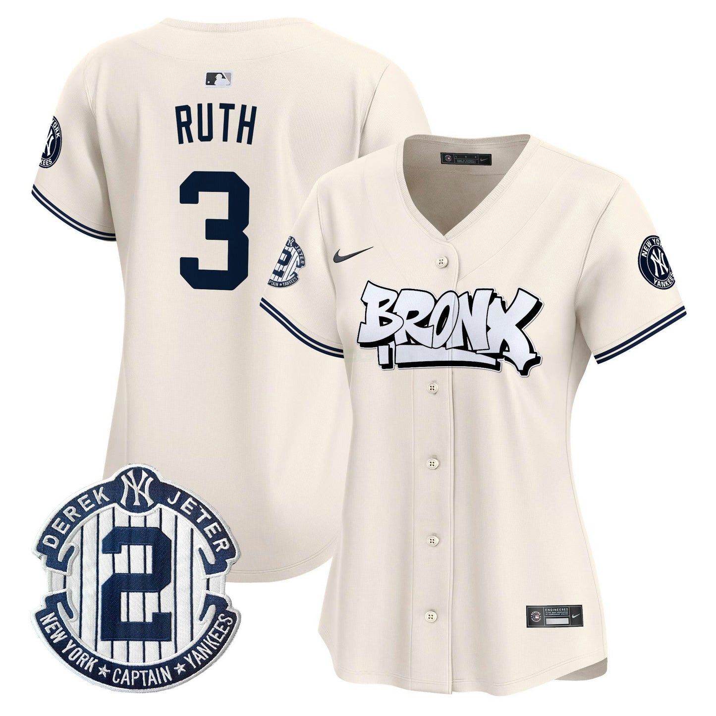 Camisa MLB Women’s New York The Bronx Graffiti Vapor Premier Limited Jersey V3