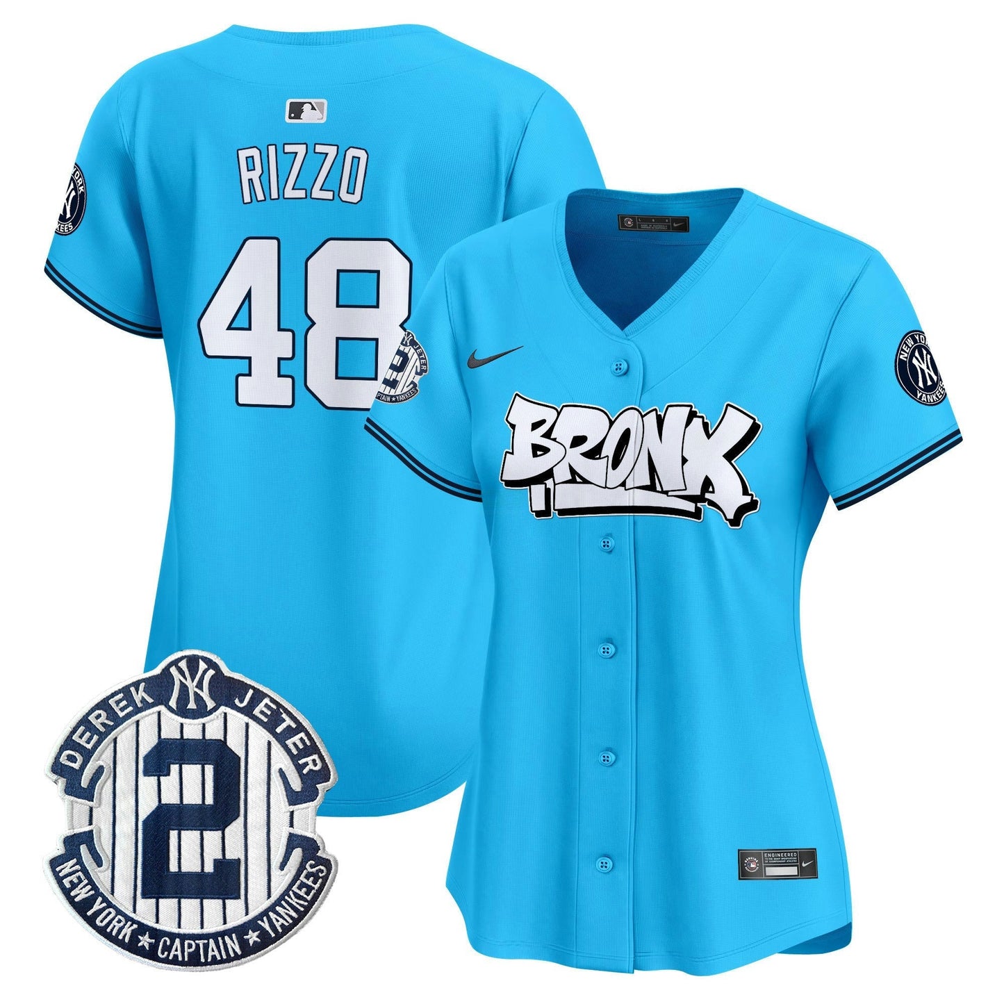 Camisa MLB Women’s New York The Bronx Graffiti Vapor Premier Limited Jersey V3