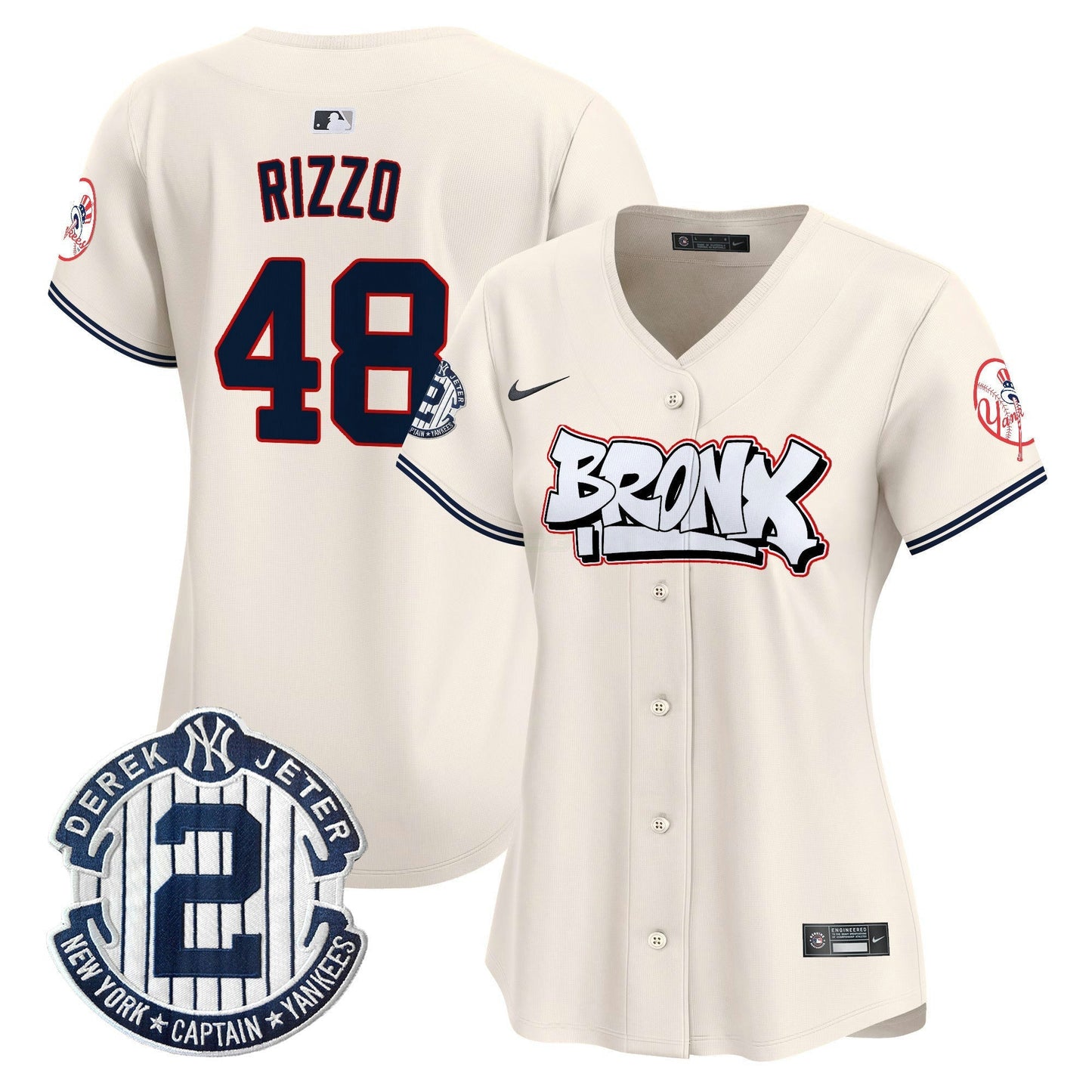 Camisa MLB Women’s New York The Bronx Graffiti Vapor Premier Limited Jersey V4