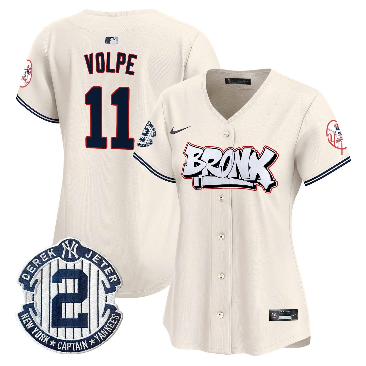 Camisa MLB Women’s New York The Bronx Graffiti Vapor Premier Limited Jersey V4