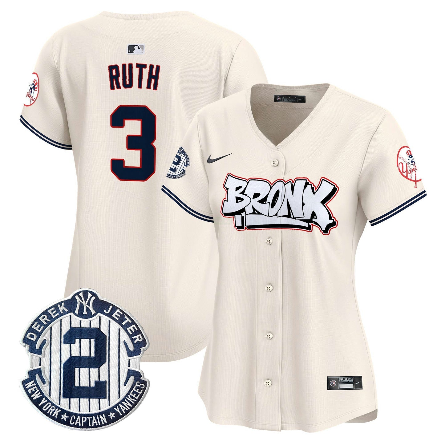Camisa MLB Women’s New York The Bronx Graffiti Vapor Premier Limited Jersey V4