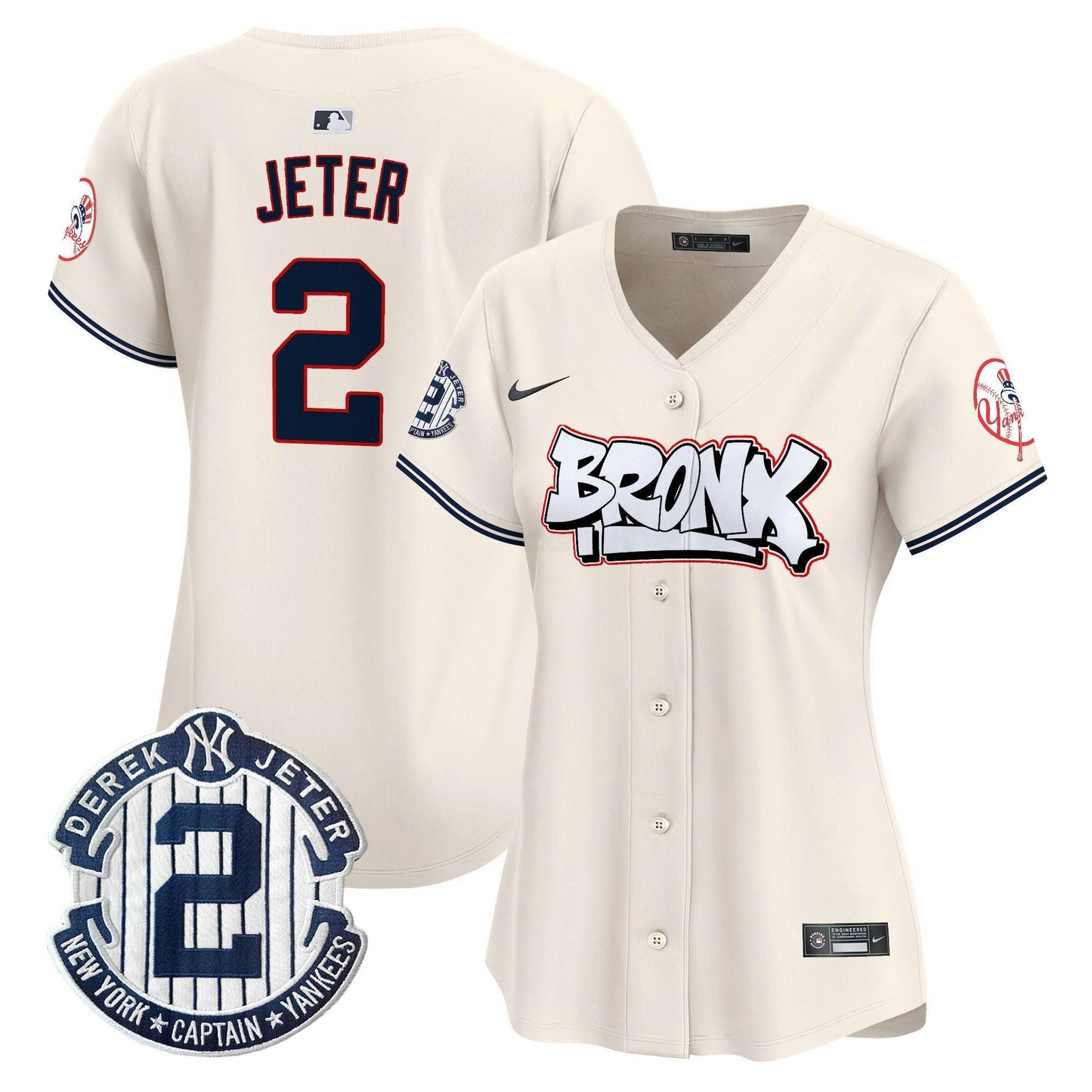 Camisa MLB Women’s New York The Bronx Graffiti Vapor Premier Limited Jersey V4