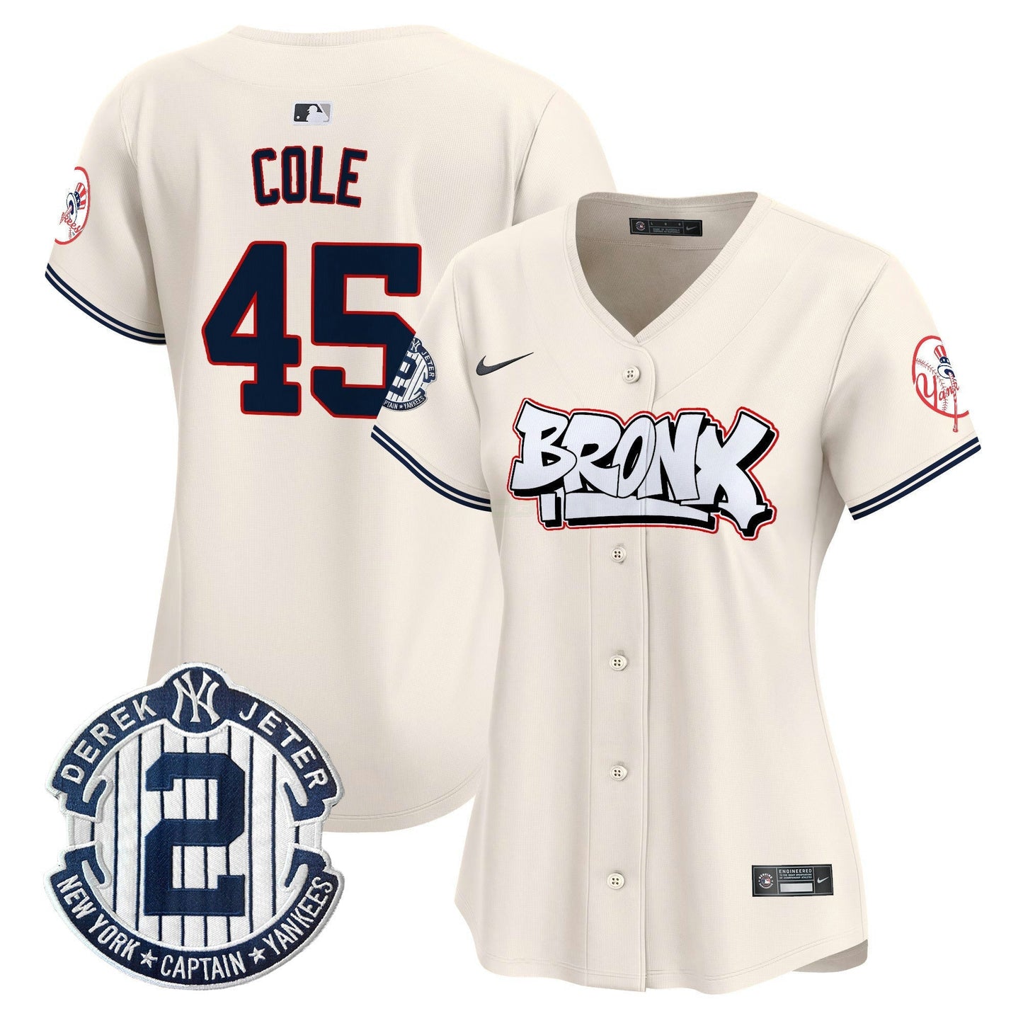Camisa MLB Women’s New York The Bronx Graffiti Vapor Premier Limited Jersey V4
