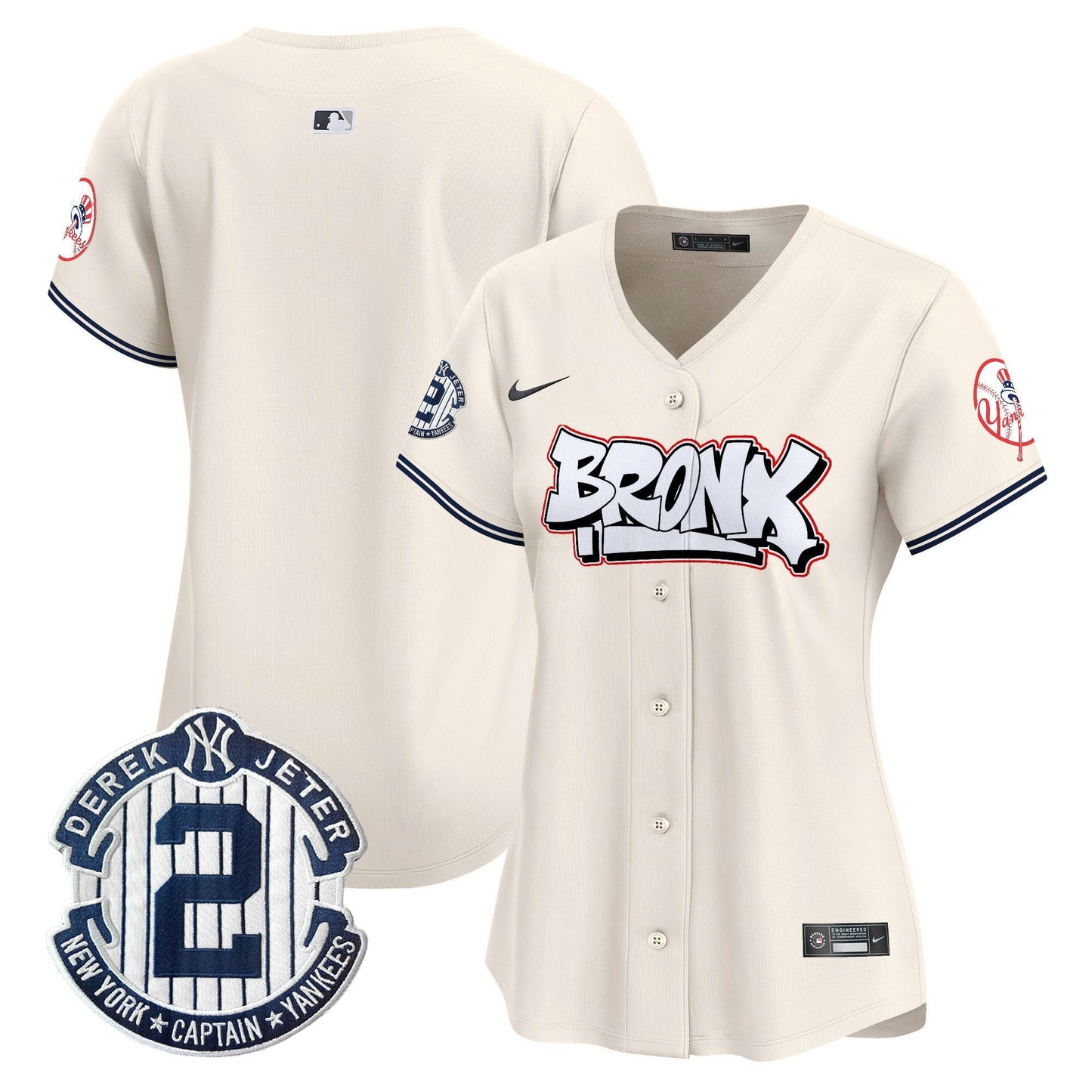 Camisa MLB Women’s New York The Bronx Graffiti Vapor Premier Limited Jersey V4