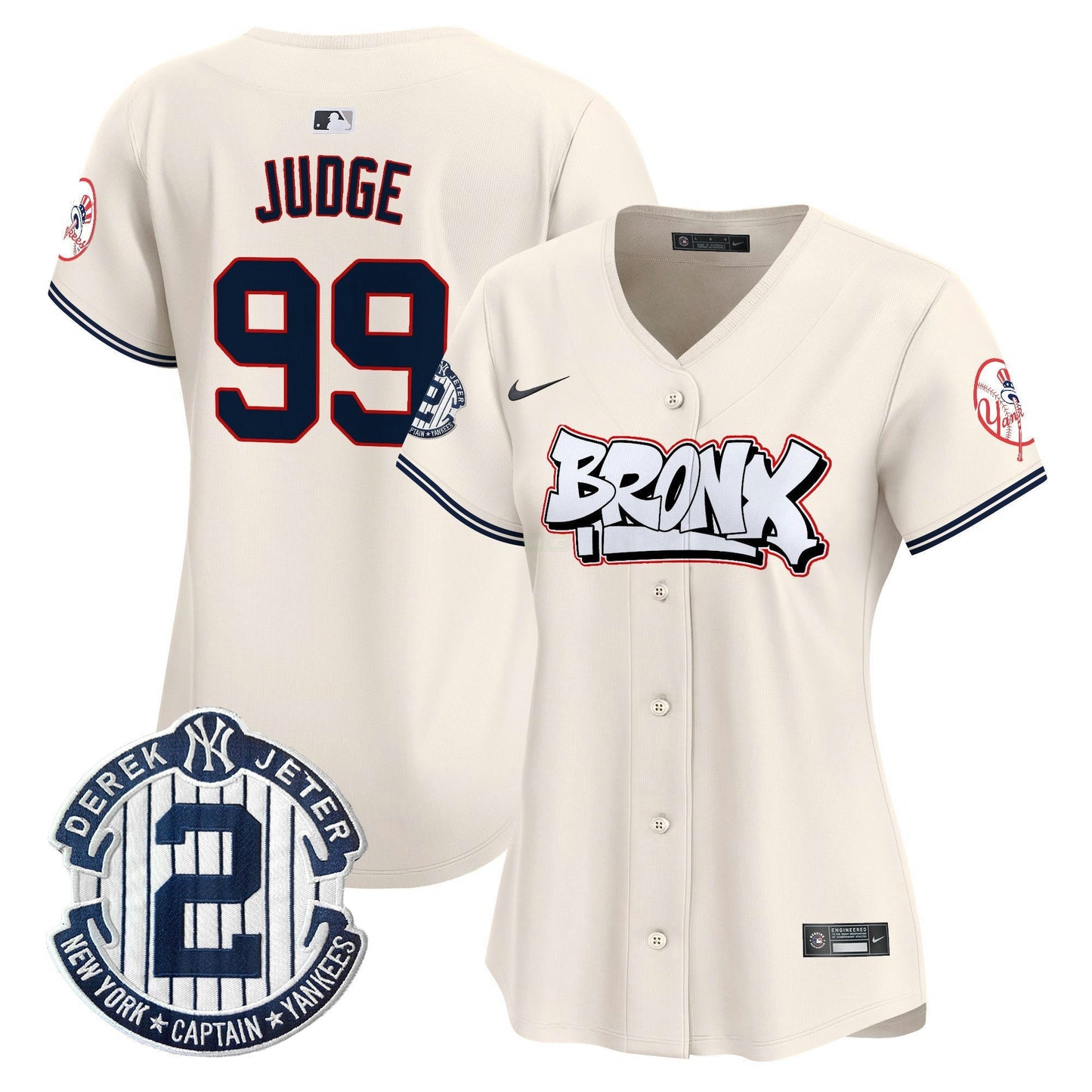 Camisa MLB Women’s New York The Bronx Graffiti Vapor Premier Limited Jersey V4