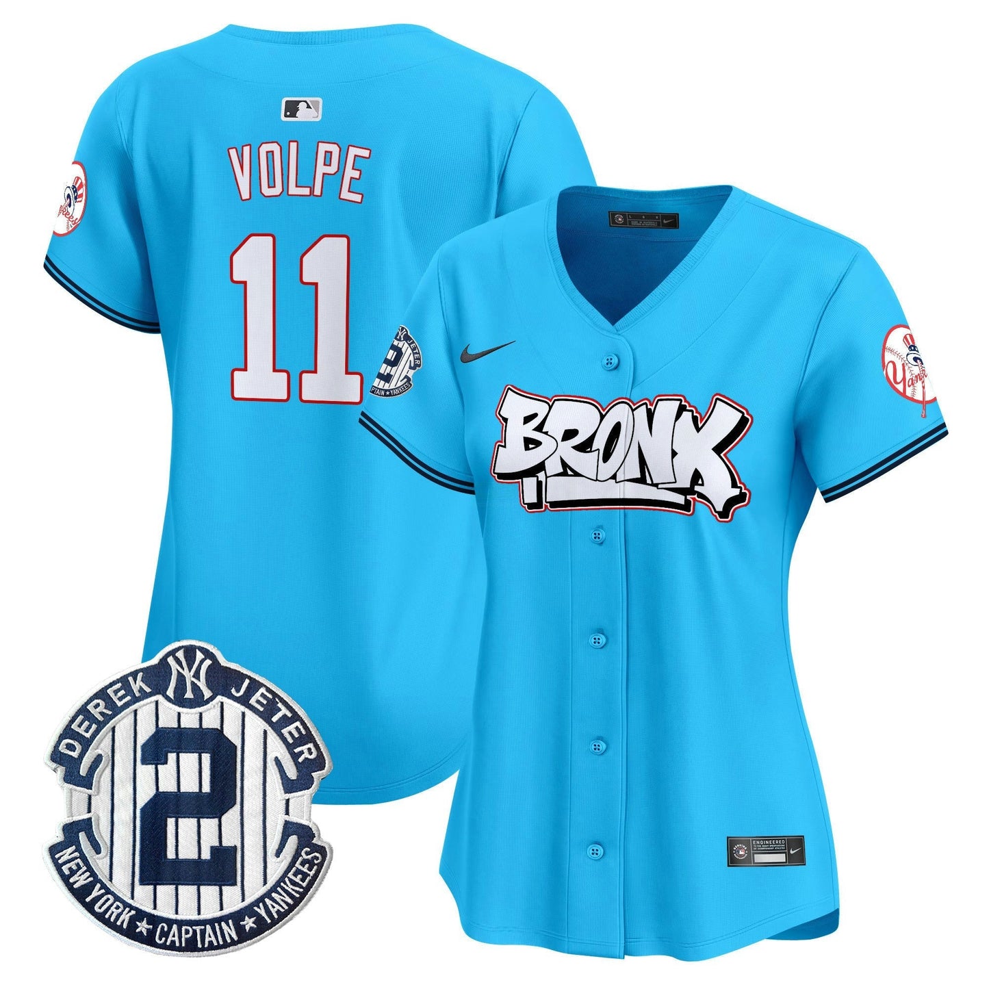 Camisa MLB Women’s New York The Bronx Graffiti Vapor Premier Limited Jersey V4