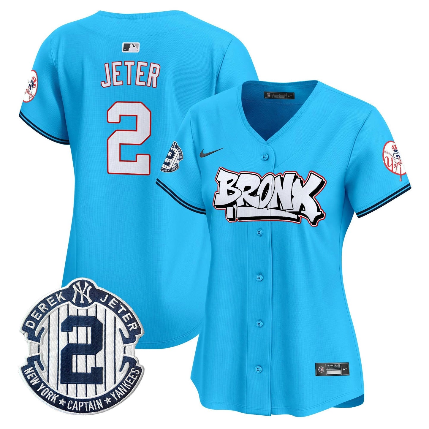 Camisa MLB Women’s New York The Bronx Graffiti Vapor Premier Limited Jersey V4