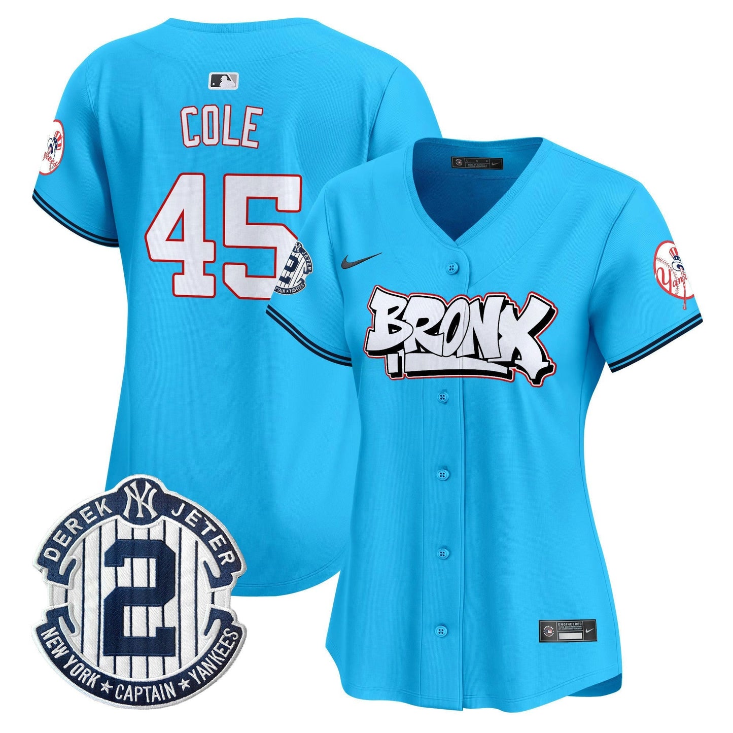 Camisa MLB Women’s New York The Bronx Graffiti Vapor Premier Limited Jersey V4