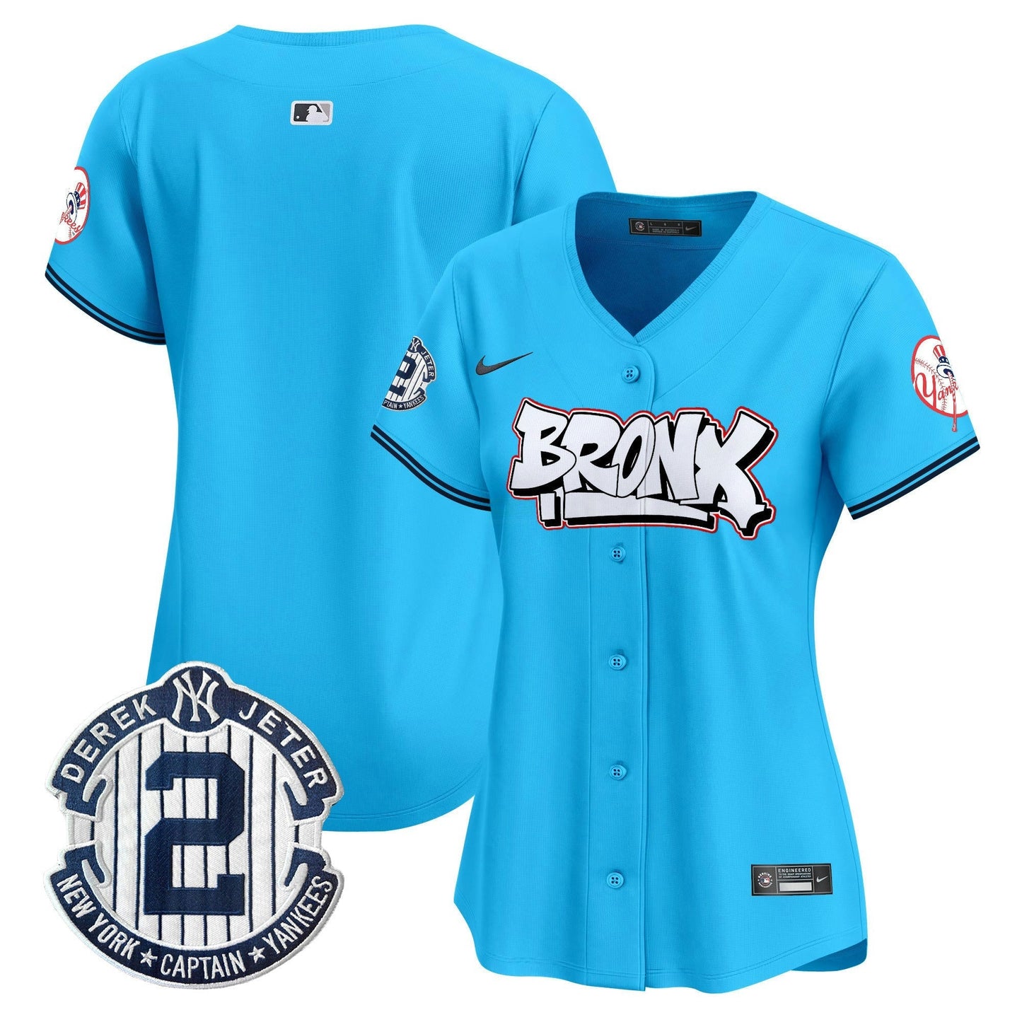 Camisa MLB Women’s New York The Bronx Graffiti Vapor Premier Limited Jersey V4