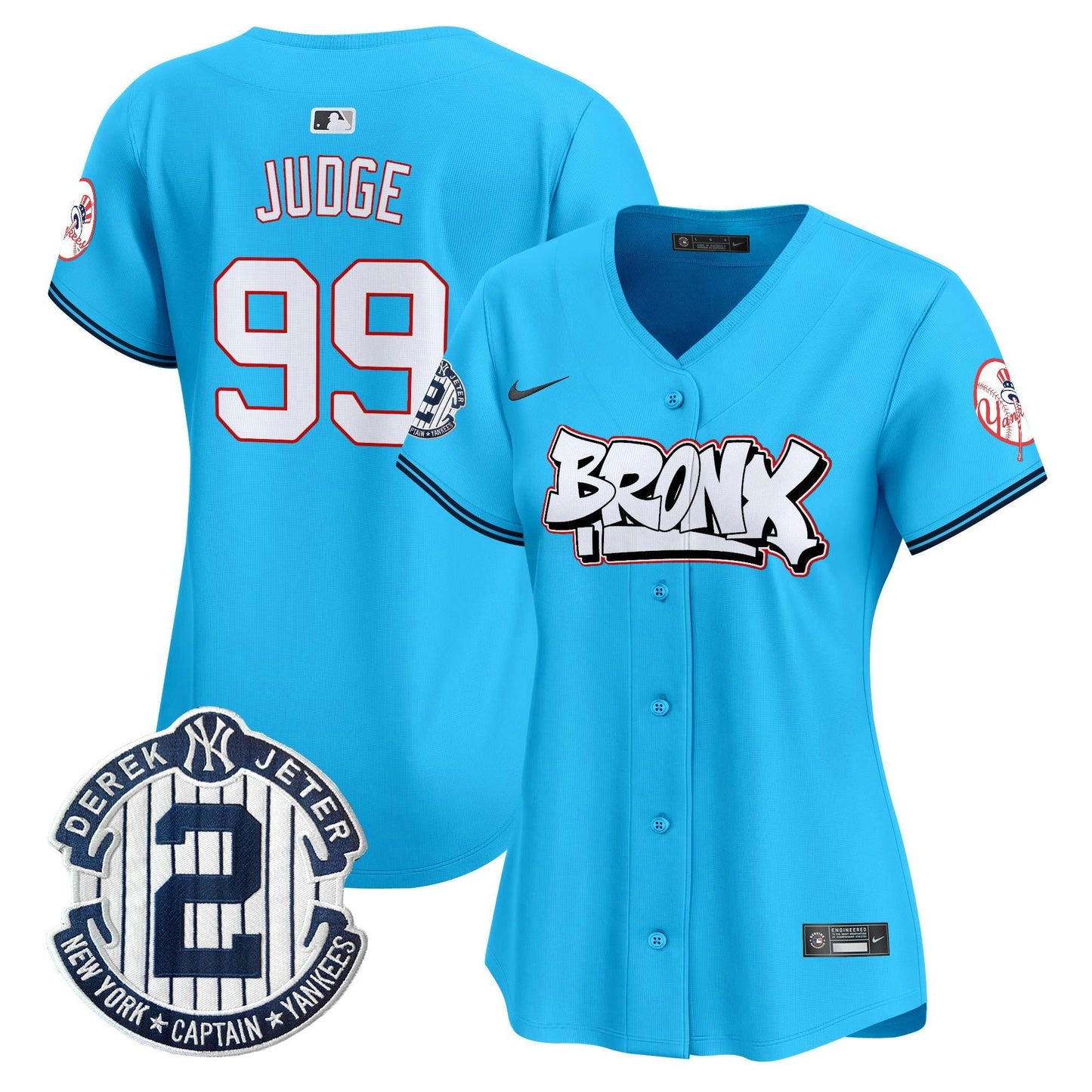 Camisa MLB Women’s New York The Bronx Graffiti Vapor Premier Limited Jersey V4