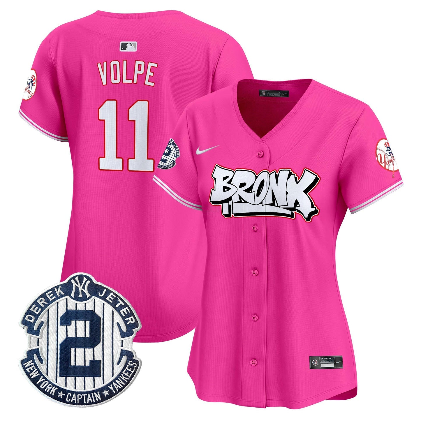 Camisa MLB Women’s New York The Bronx Graffiti Vapor Premier Limited Jersey V4