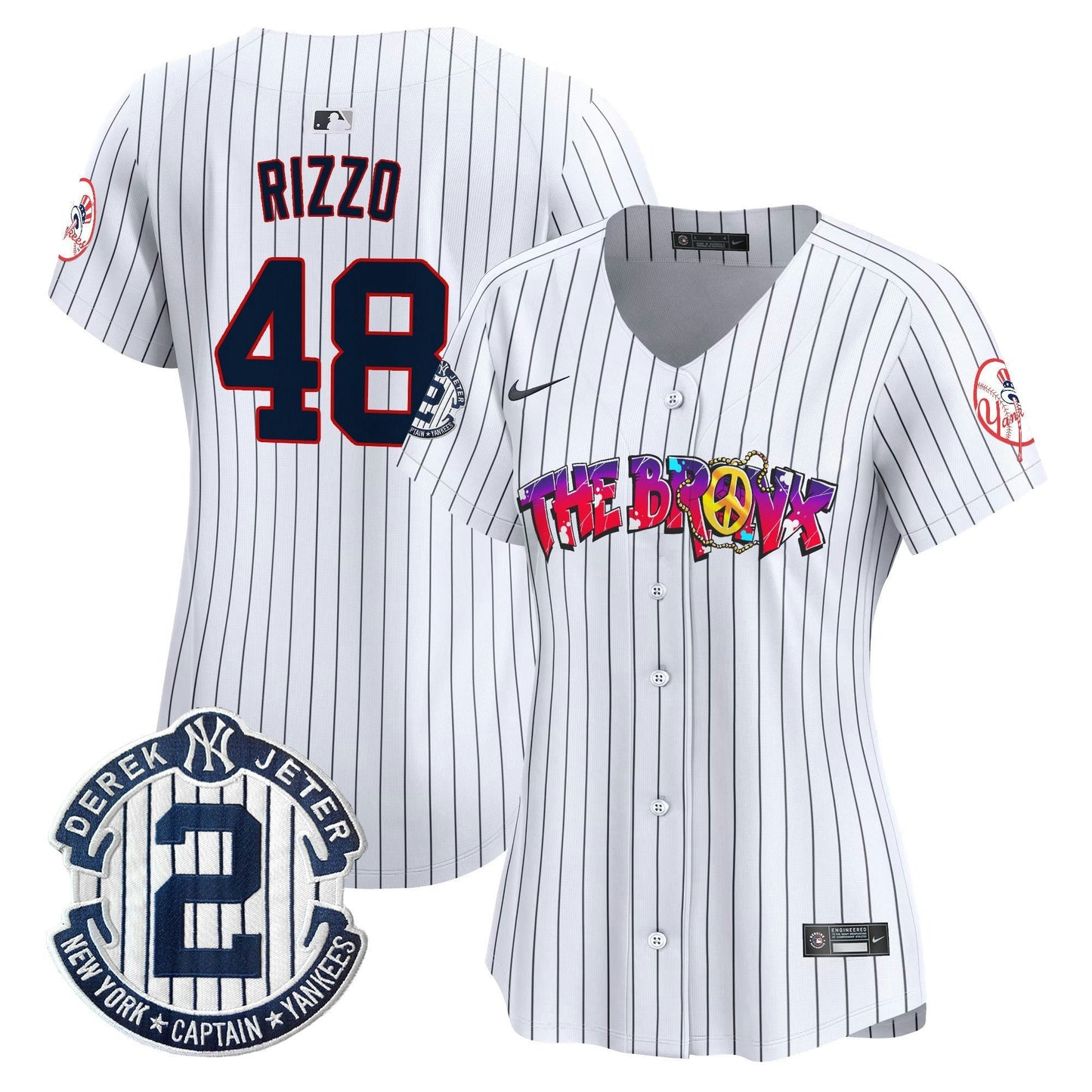 Camisa MLB Women’s New York The Bronx Graffiti Vapor Premier Limited Jersey V7