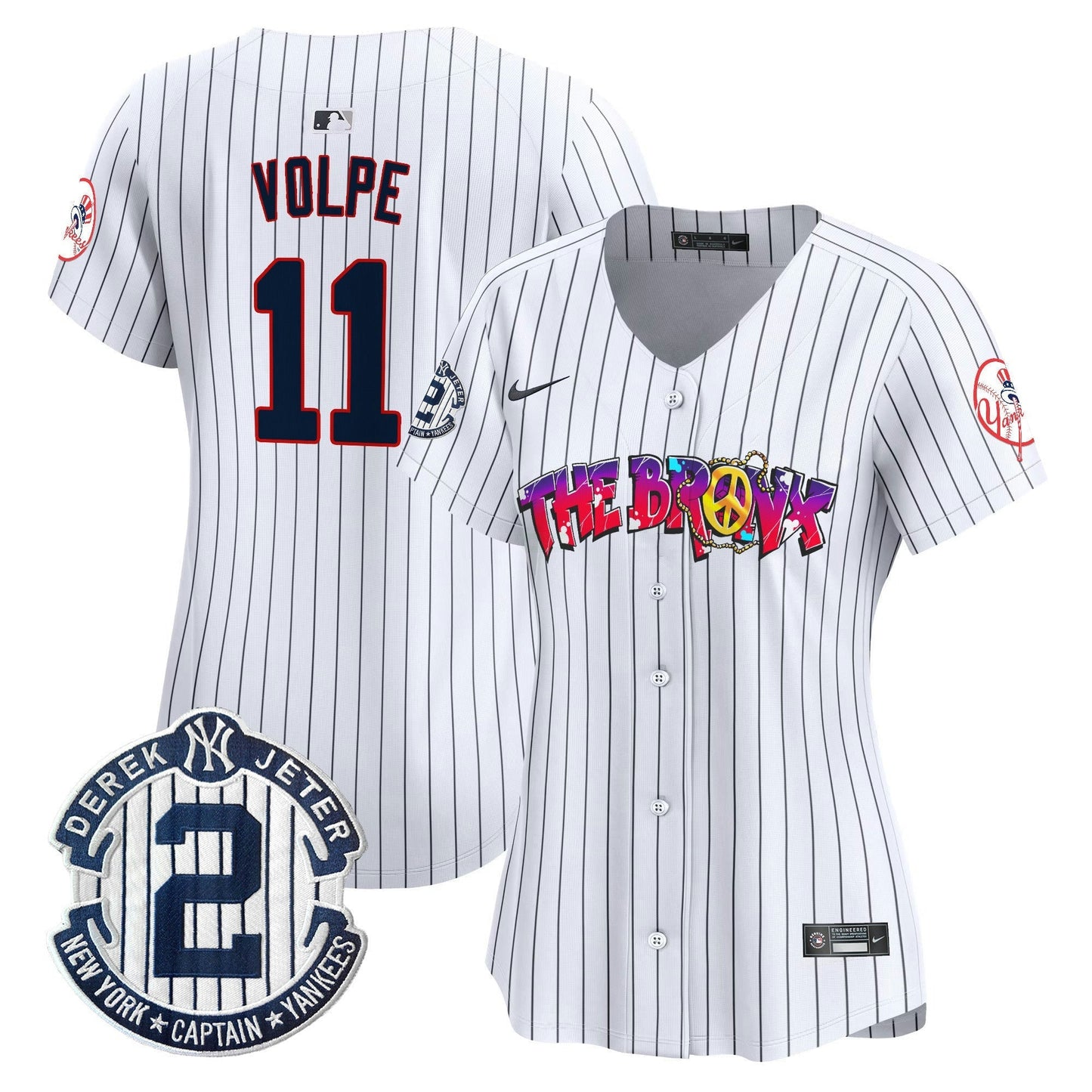 Camisa MLB Women’s New York The Bronx Graffiti Vapor Premier Limited Jersey V7