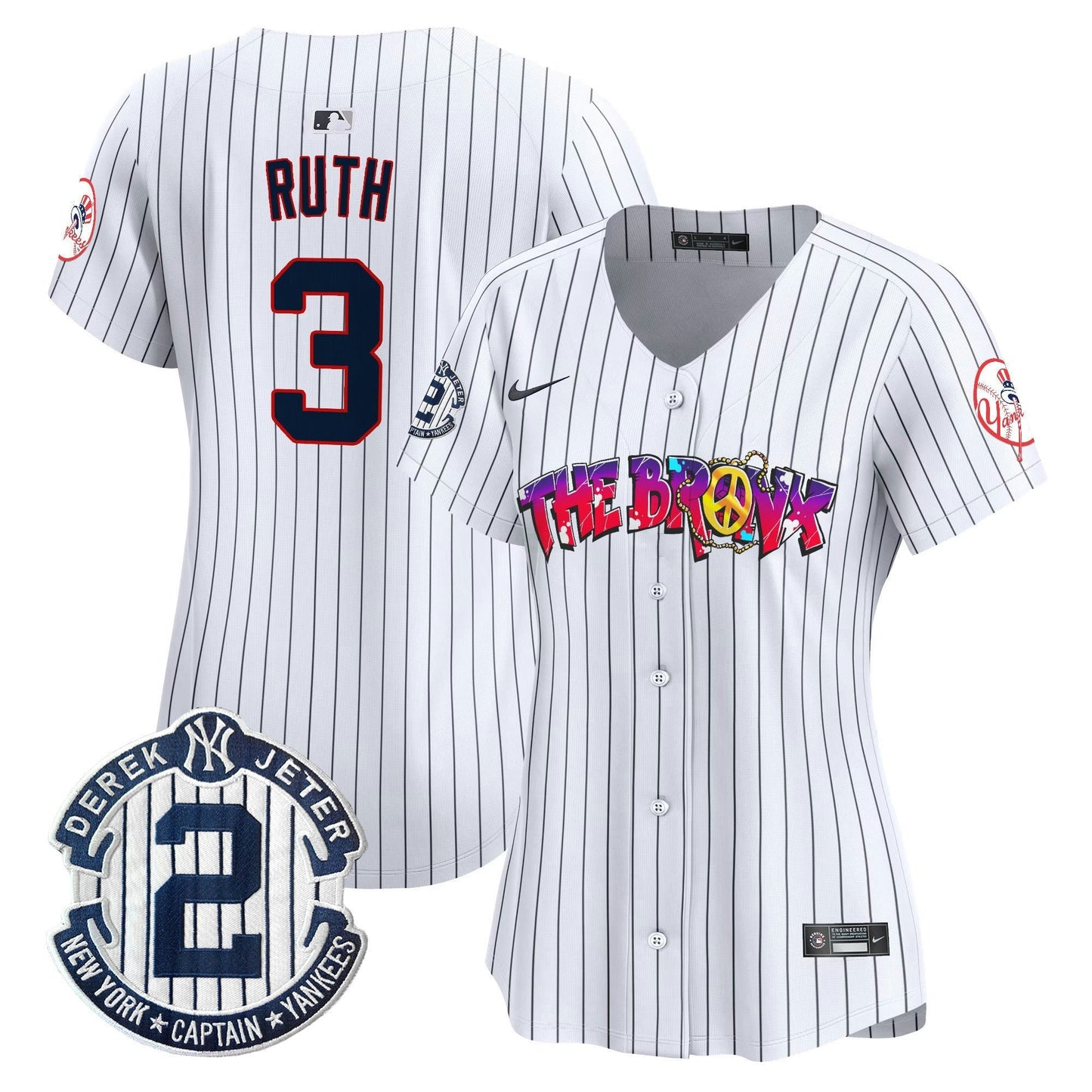 Camisa MLB Women’s New York The Bronx Graffiti Vapor Premier Limited Jersey V7