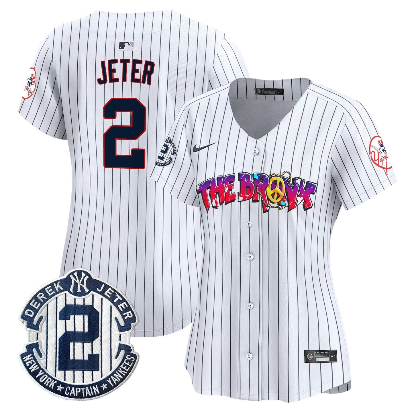 Camisa MLB Women’s New York The Bronx Graffiti Vapor Premier Limited Jersey V7