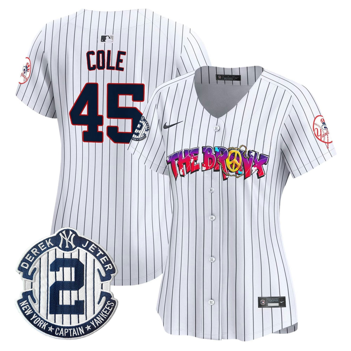 Camisa MLB Women’s New York The Bronx Graffiti Vapor Premier Limited Jersey V7