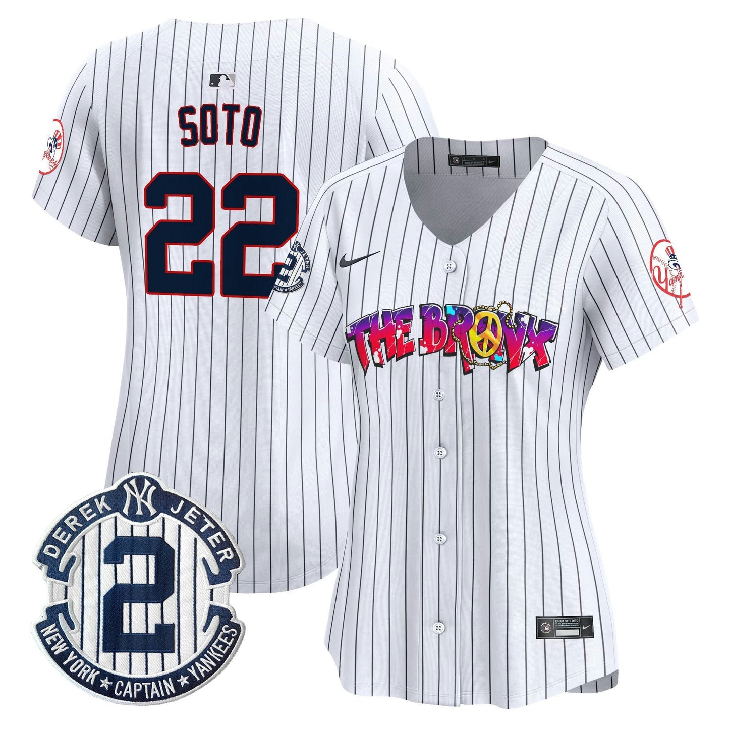 Camisa MLB Women’s New York The Bronx Graffiti Vapor Premier Limited Jersey V7