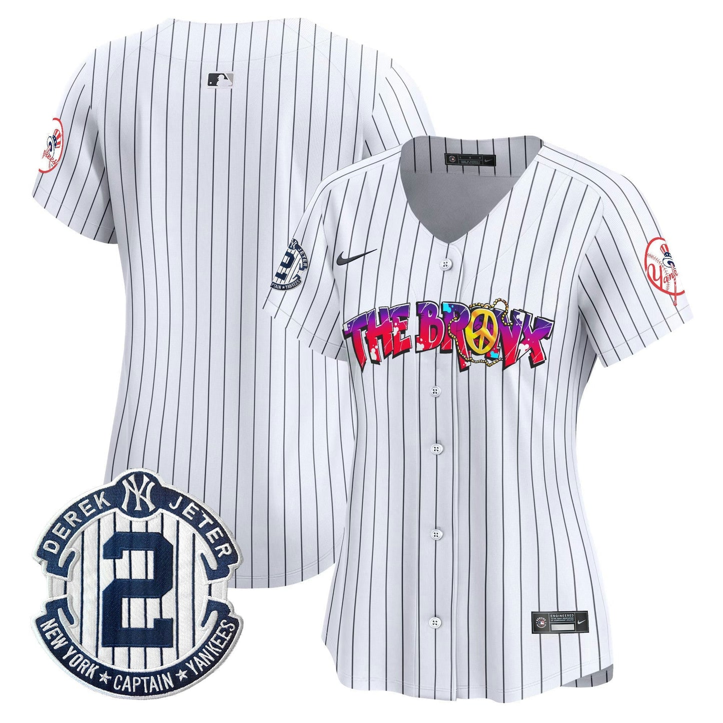 Camisa MLB Women’s New York The Bronx Graffiti Vapor Premier Limited Jersey V7