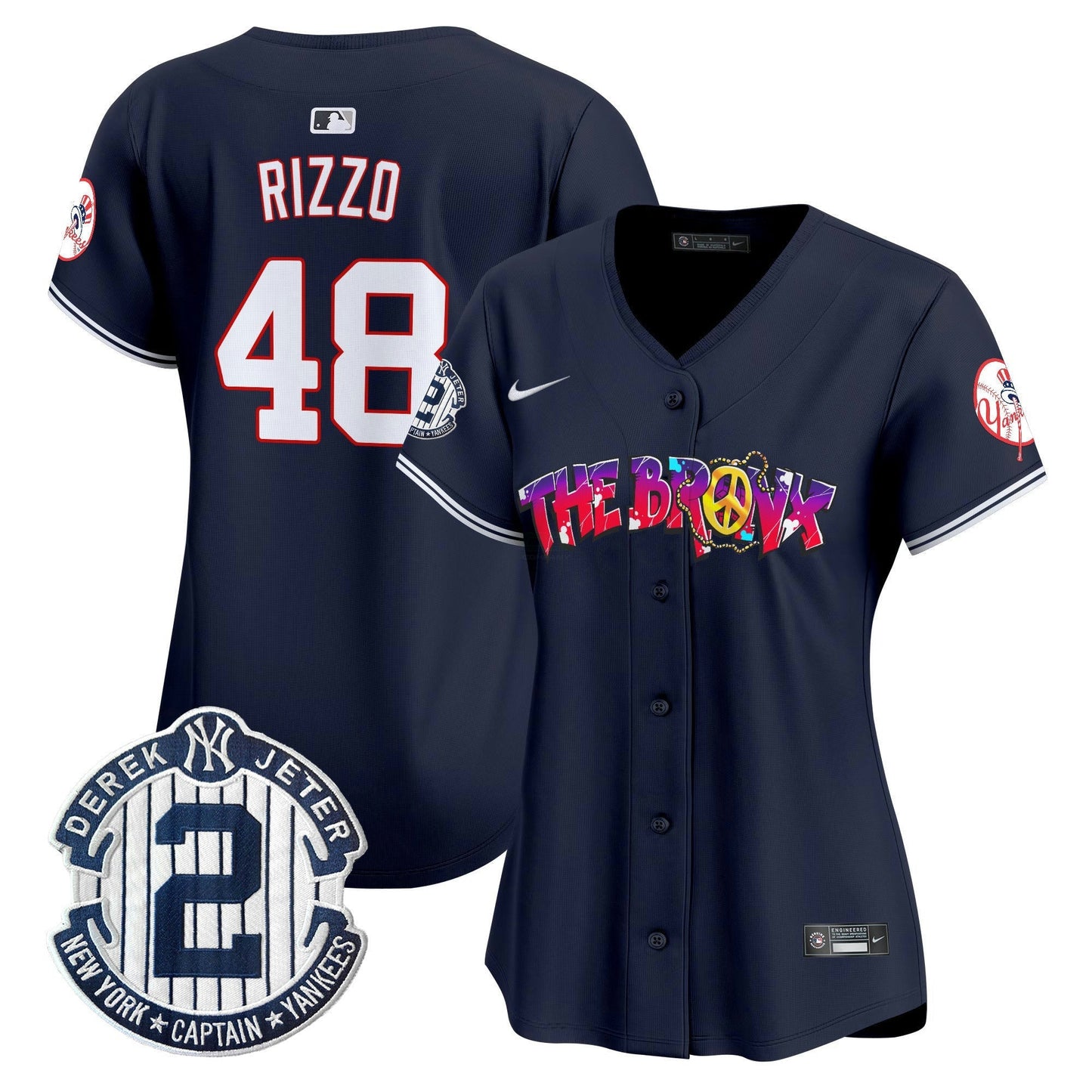 Camisa MLB Women’s New York The Bronx Graffiti Vapor Premier Limited Jersey V7