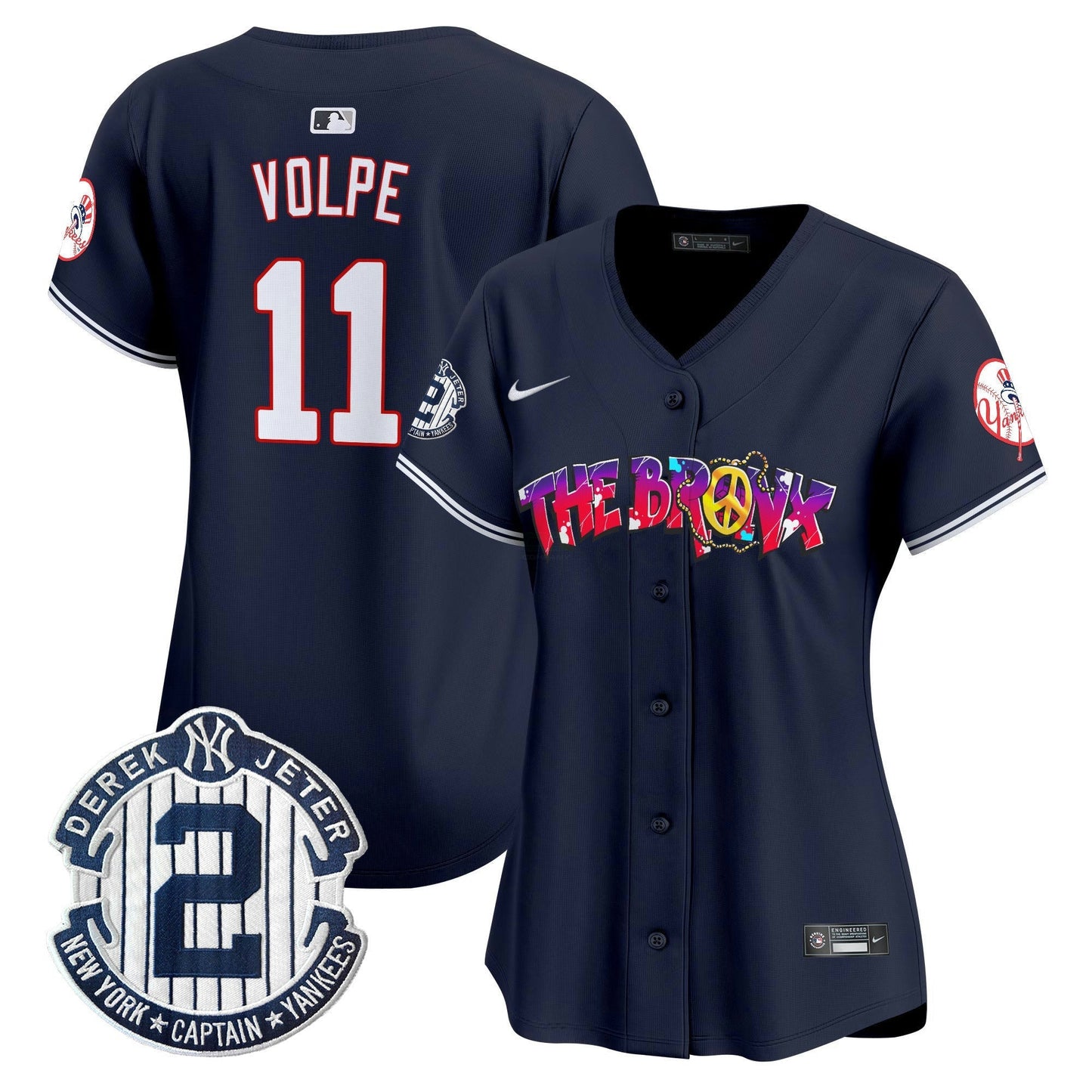 Camisa MLB Women’s New York The Bronx Graffiti Vapor Premier Limited Jersey V7
