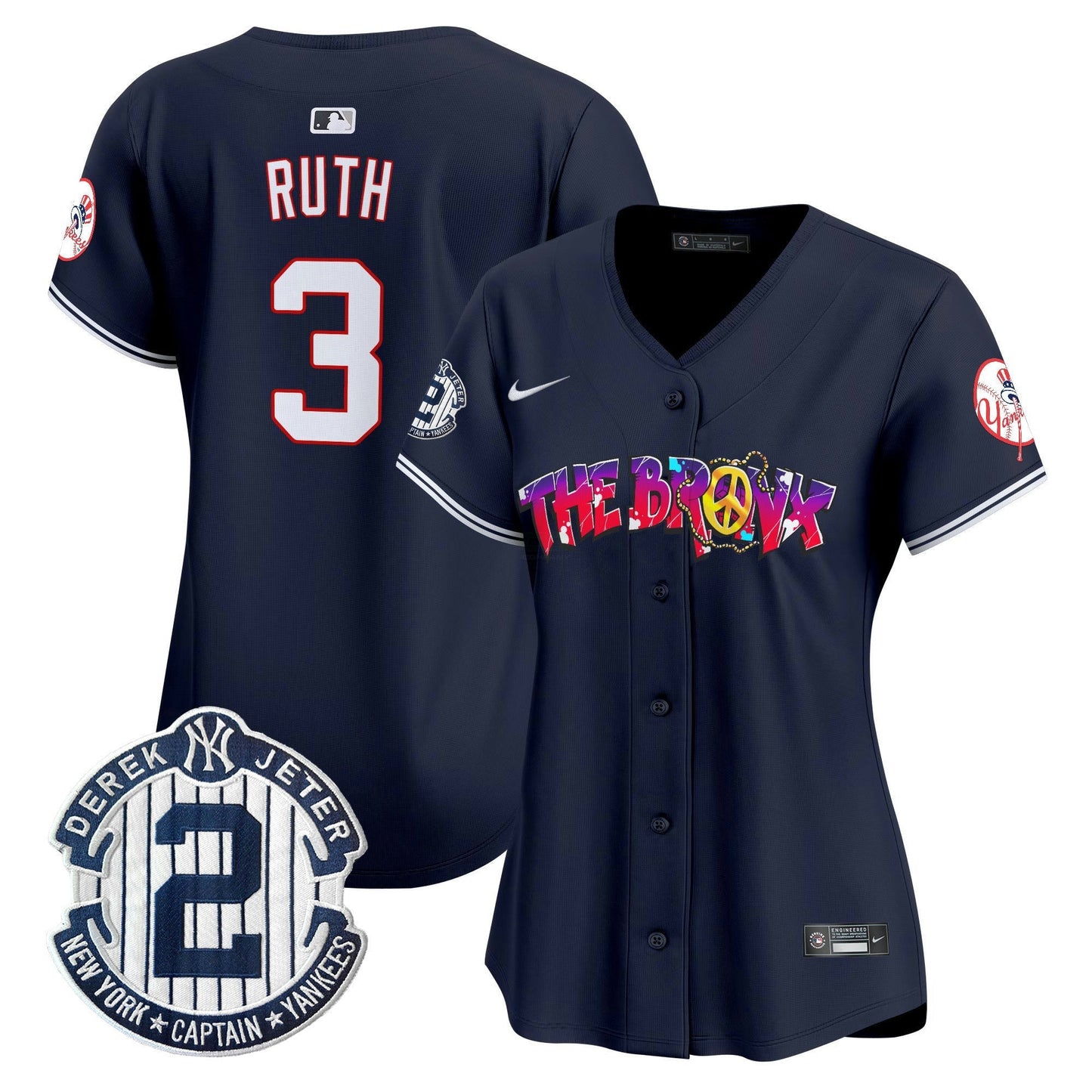 Camisa MLB Women’s New York The Bronx Graffiti Vapor Premier Limited Jersey V7