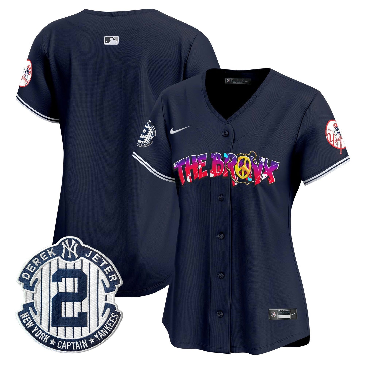 Camisa MLB Women’s New York The Bronx Graffiti Vapor Premier Limited Jersey V7