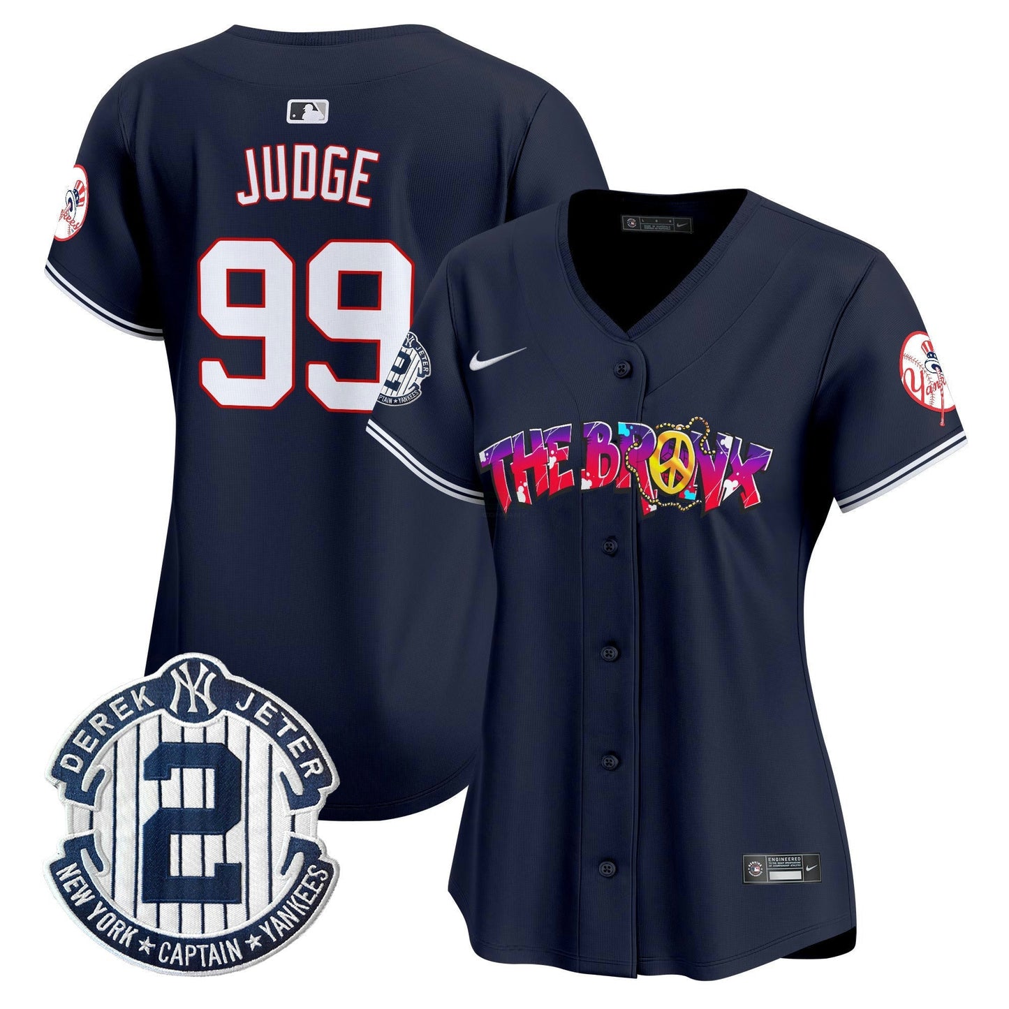 Camisa MLB Women’s New York The Bronx Graffiti Vapor Premier Limited Jersey V7