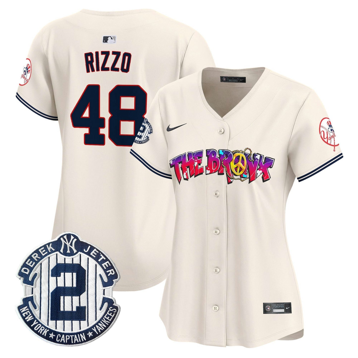 Camisa MLB Women’s New York The Bronx Graffiti Vapor Premier Limited Jersey V7