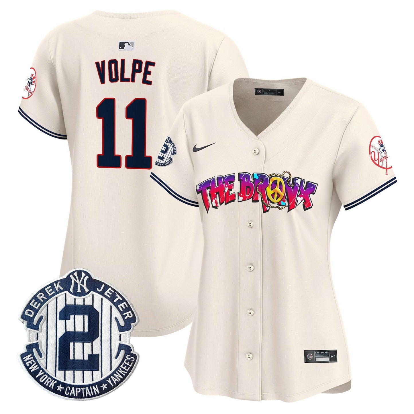 Camisa MLB Women’s New York The Bronx Graffiti Vapor Premier Limited Jersey V7