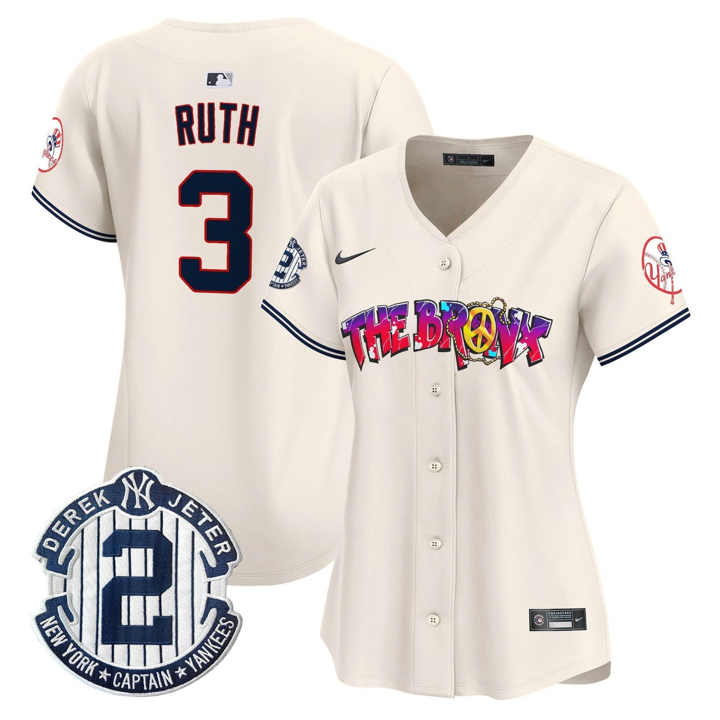 Camisa MLB Women’s New York The Bronx Graffiti Vapor Premier Limited Jersey V7