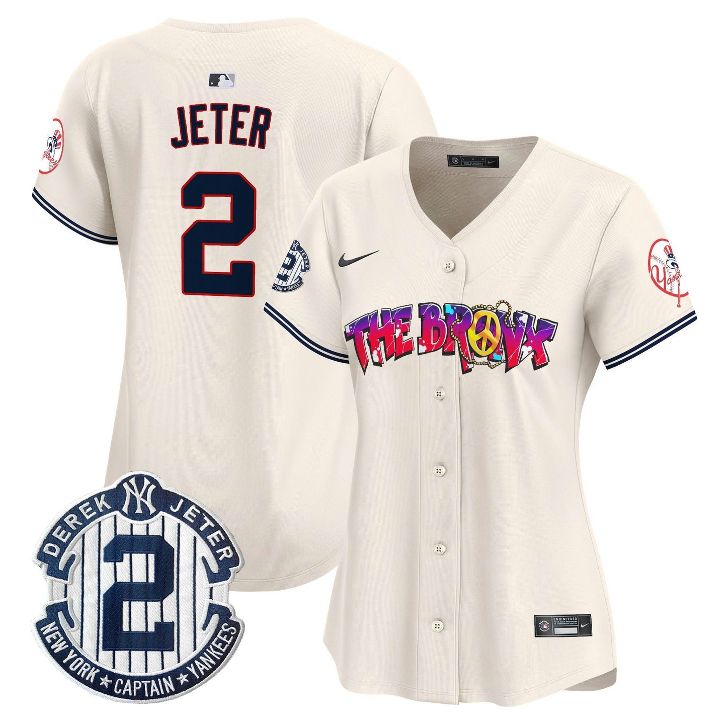 Camisa MLB Women’s New York The Bronx Graffiti Vapor Premier Limited Jersey V7