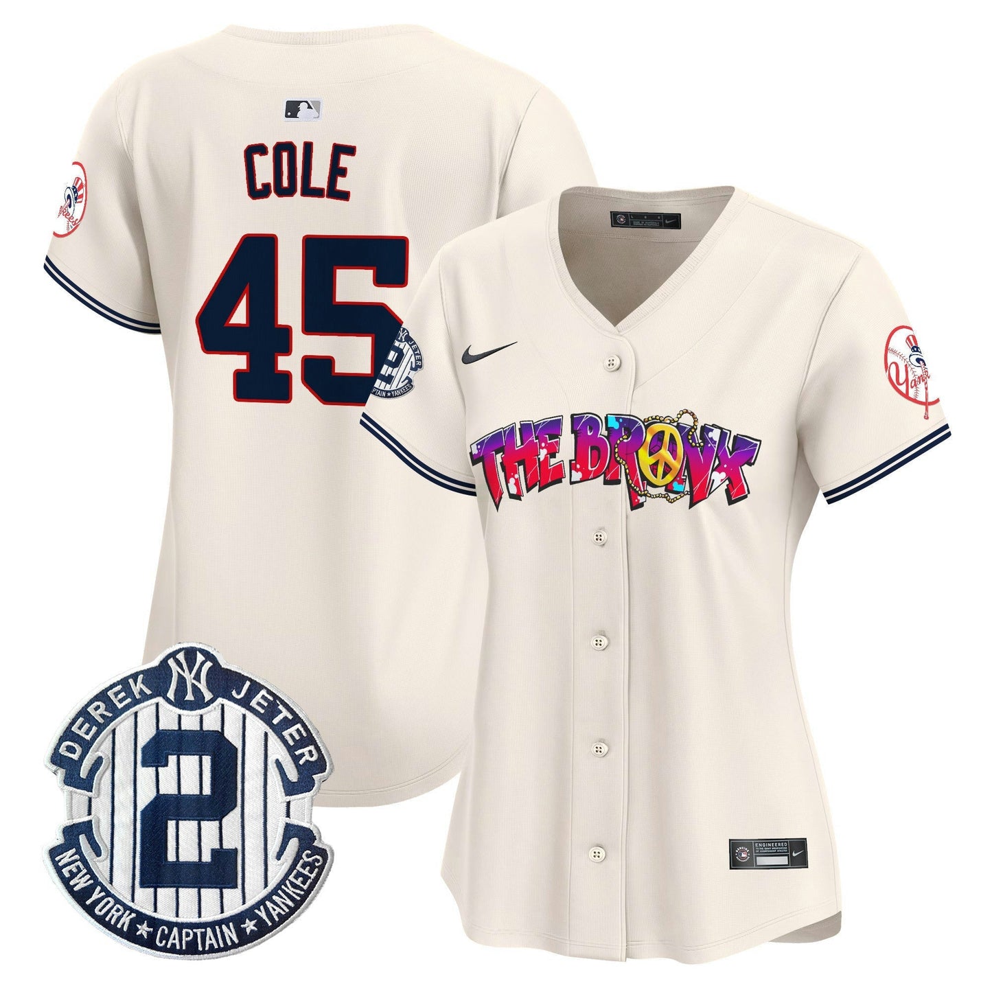 Camisa MLB Women’s New York The Bronx Graffiti Vapor Premier Limited Jersey V7
