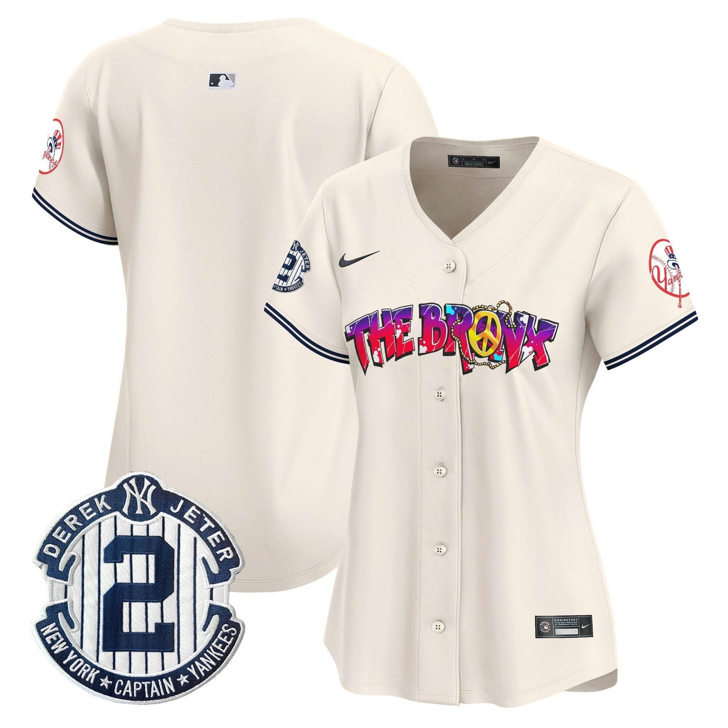 Camisa MLB Women’s New York The Bronx Graffiti Vapor Premier Limited Jersey V7