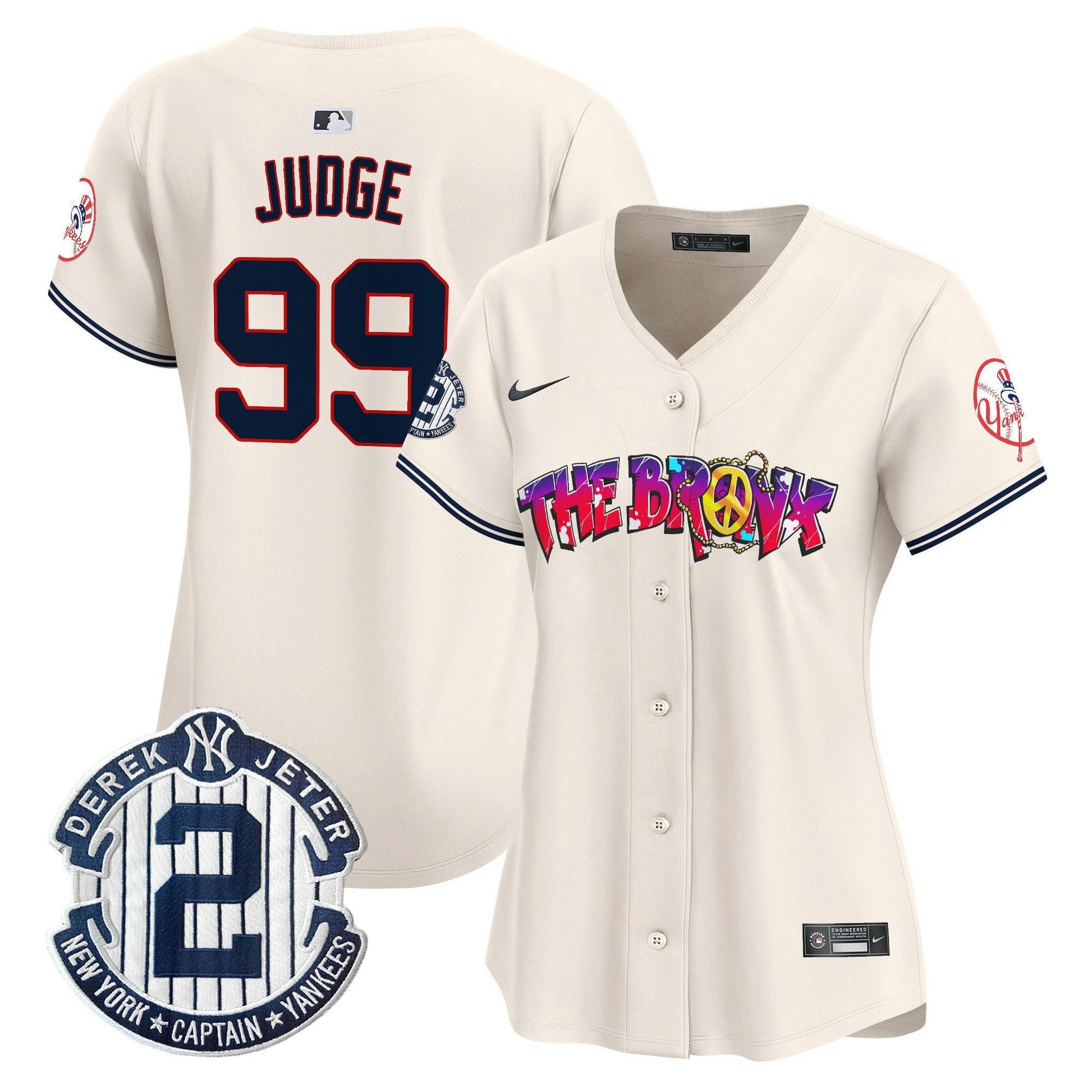 Camisa MLB Women’s New York The Bronx Graffiti Vapor Premier Limited Jersey V7
