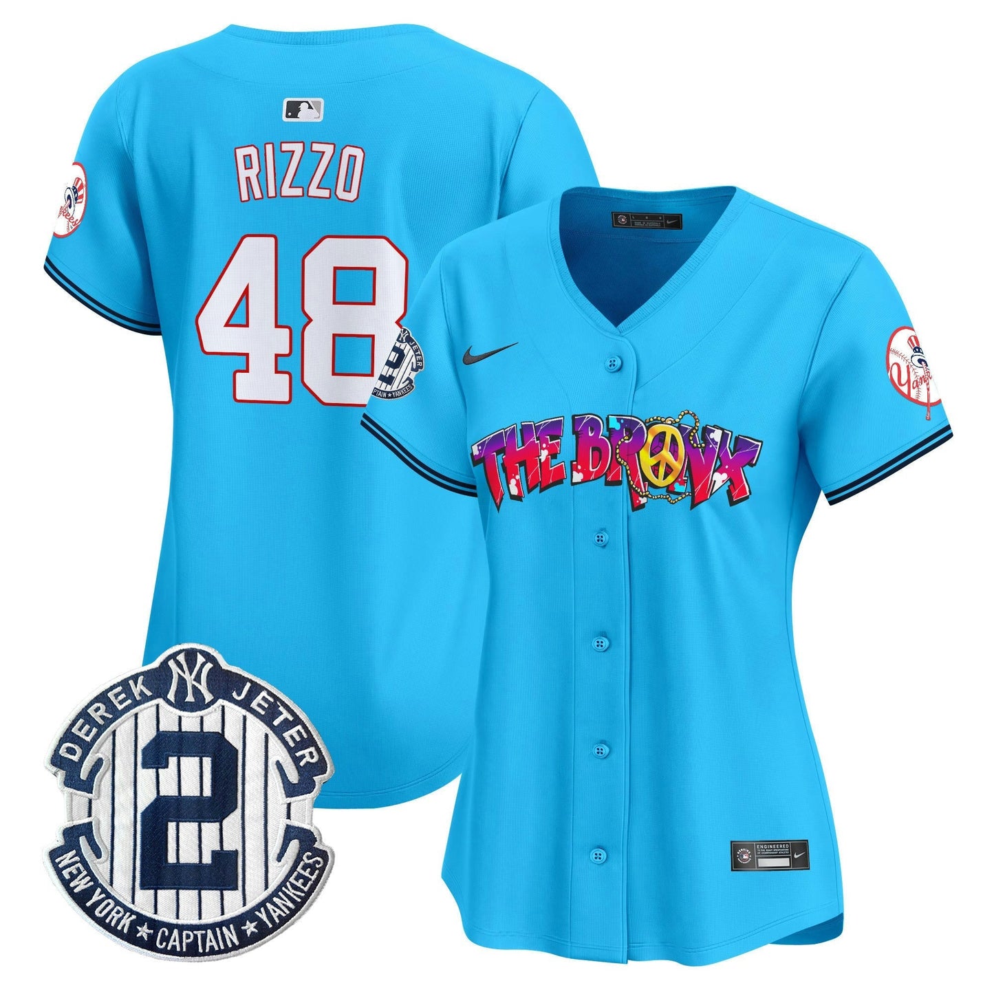 Camisa MLB Women’s New York The Bronx Graffiti Vapor Premier Limited Jersey V7