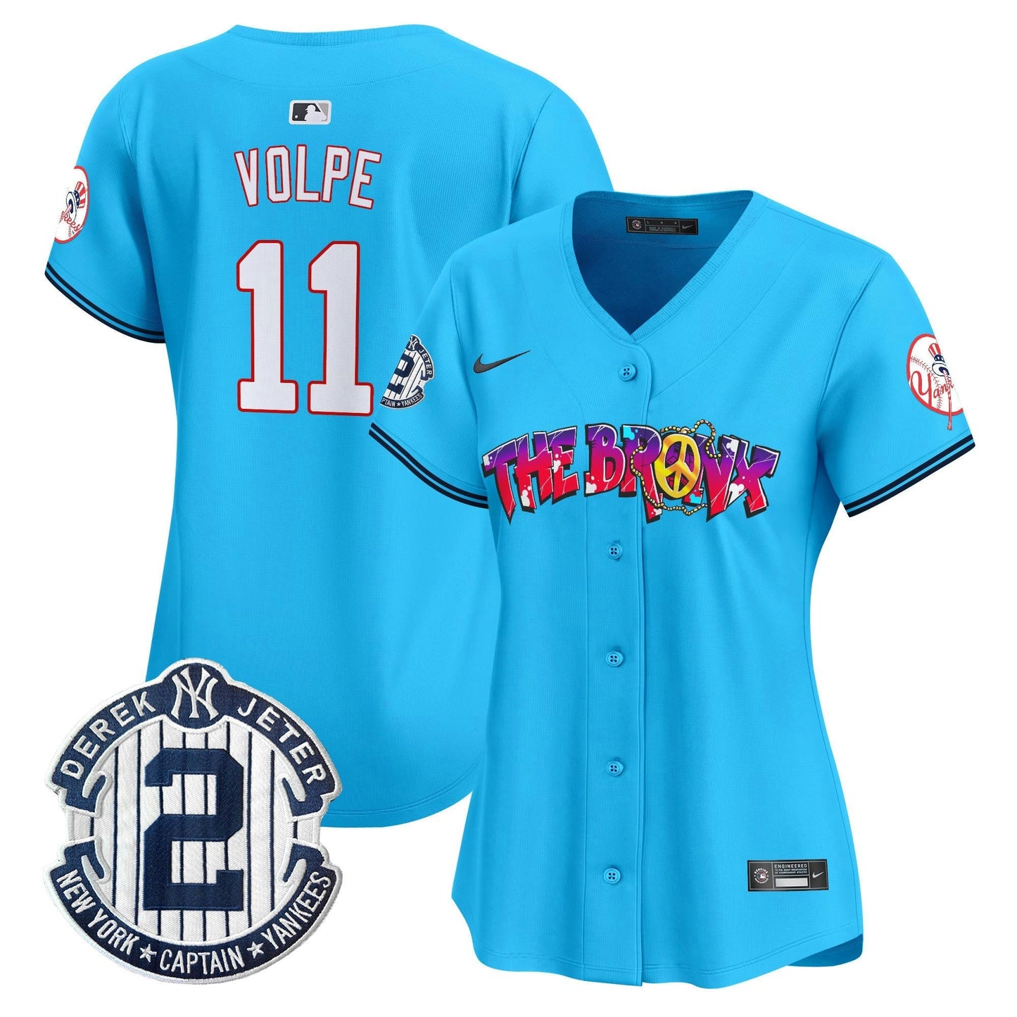 Camisa MLB Women’s New York The Bronx Graffiti Vapor Premier Limited Jersey V7