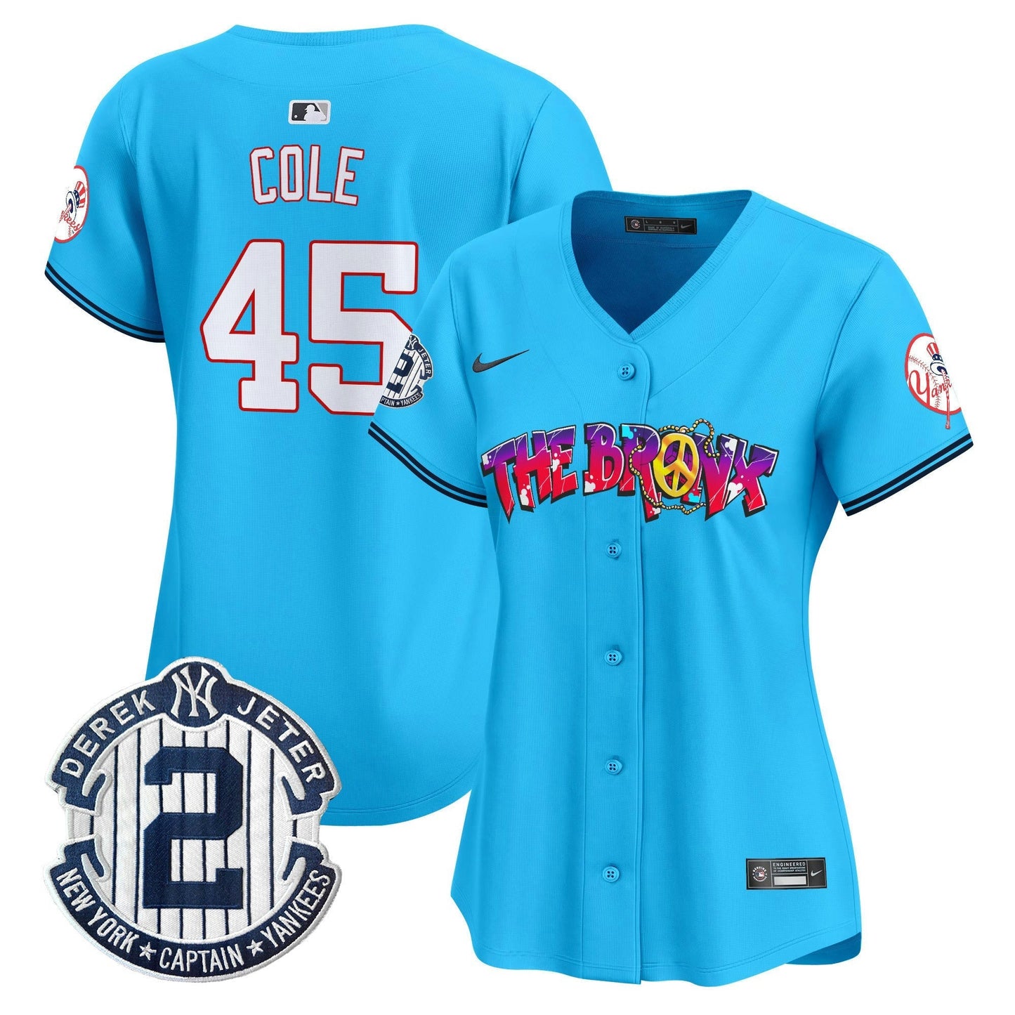 Camisa MLB Women’s New York The Bronx Graffiti Vapor Premier Limited Jersey V7