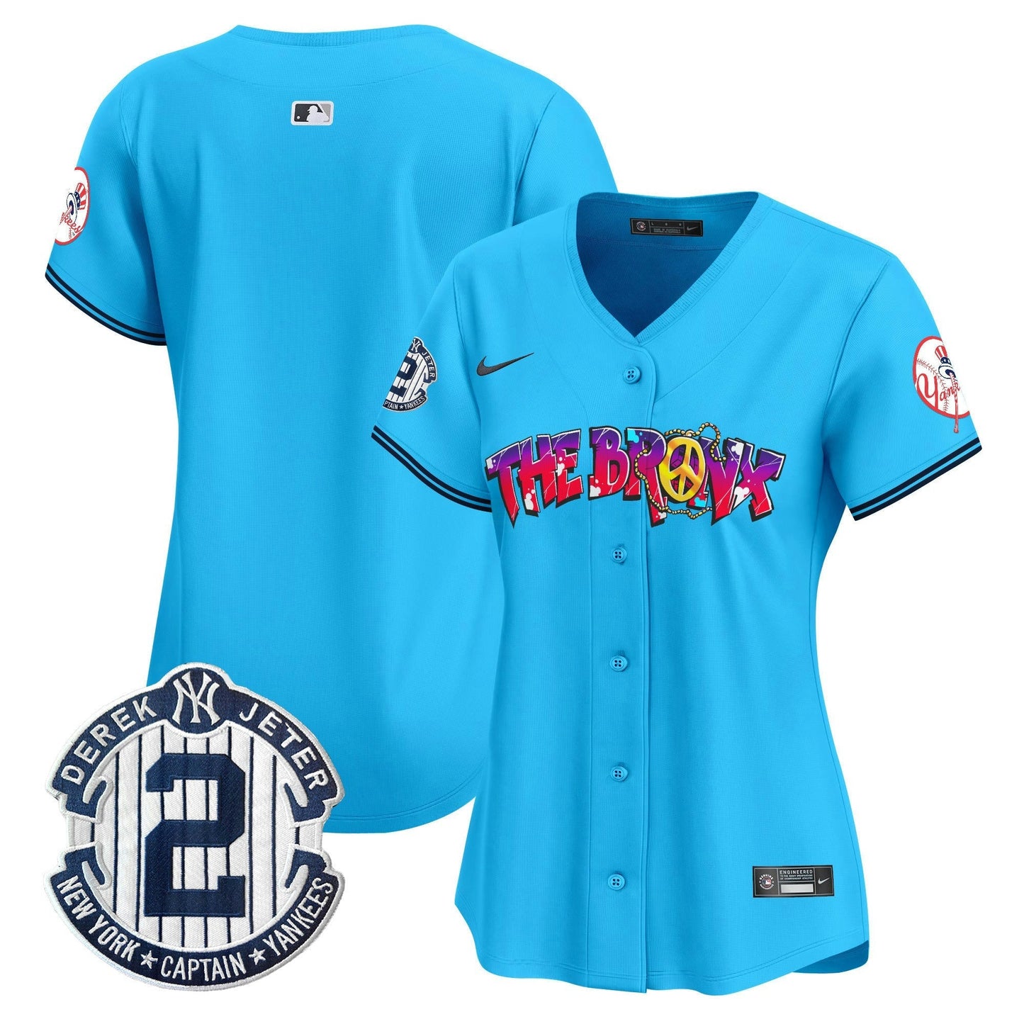 Camisa MLB Women’s New York The Bronx Graffiti Vapor Premier Limited Jersey V7