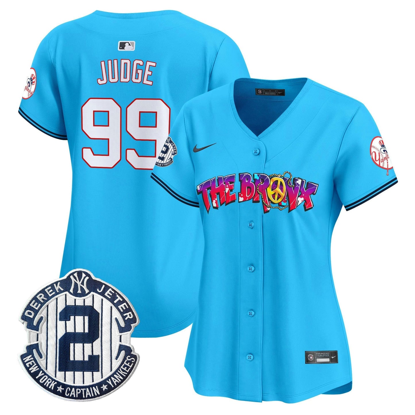 Camisa MLB Women’s New York The Bronx Graffiti Vapor Premier Limited Jersey V7